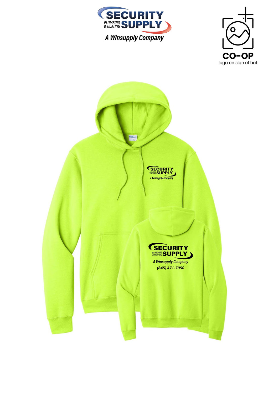 Port & Co™ Core Fleece Pullover Hooded Sweatshirt - Security Plumbing & Heating Supply - Poughkeepsie, NY
