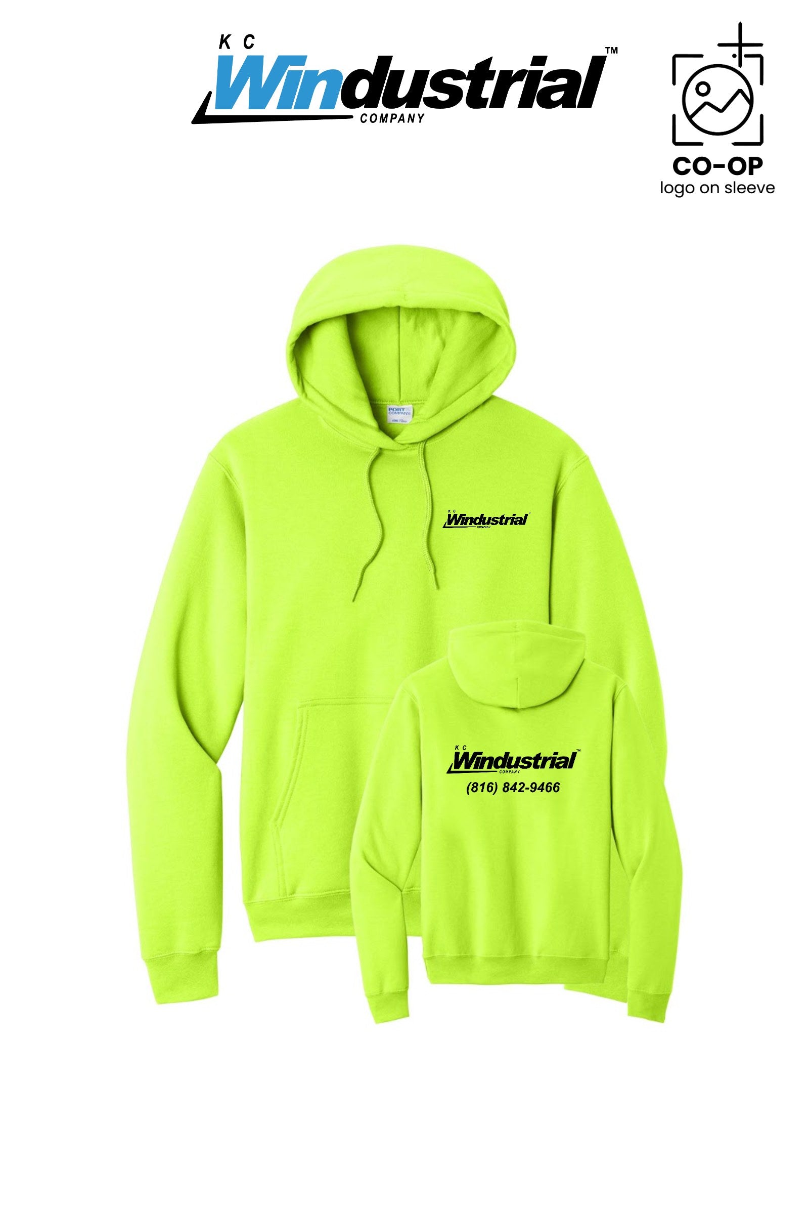 Port & Co™ Core Fleece Pullover Hooded Sweatshirt - KC Windustrial