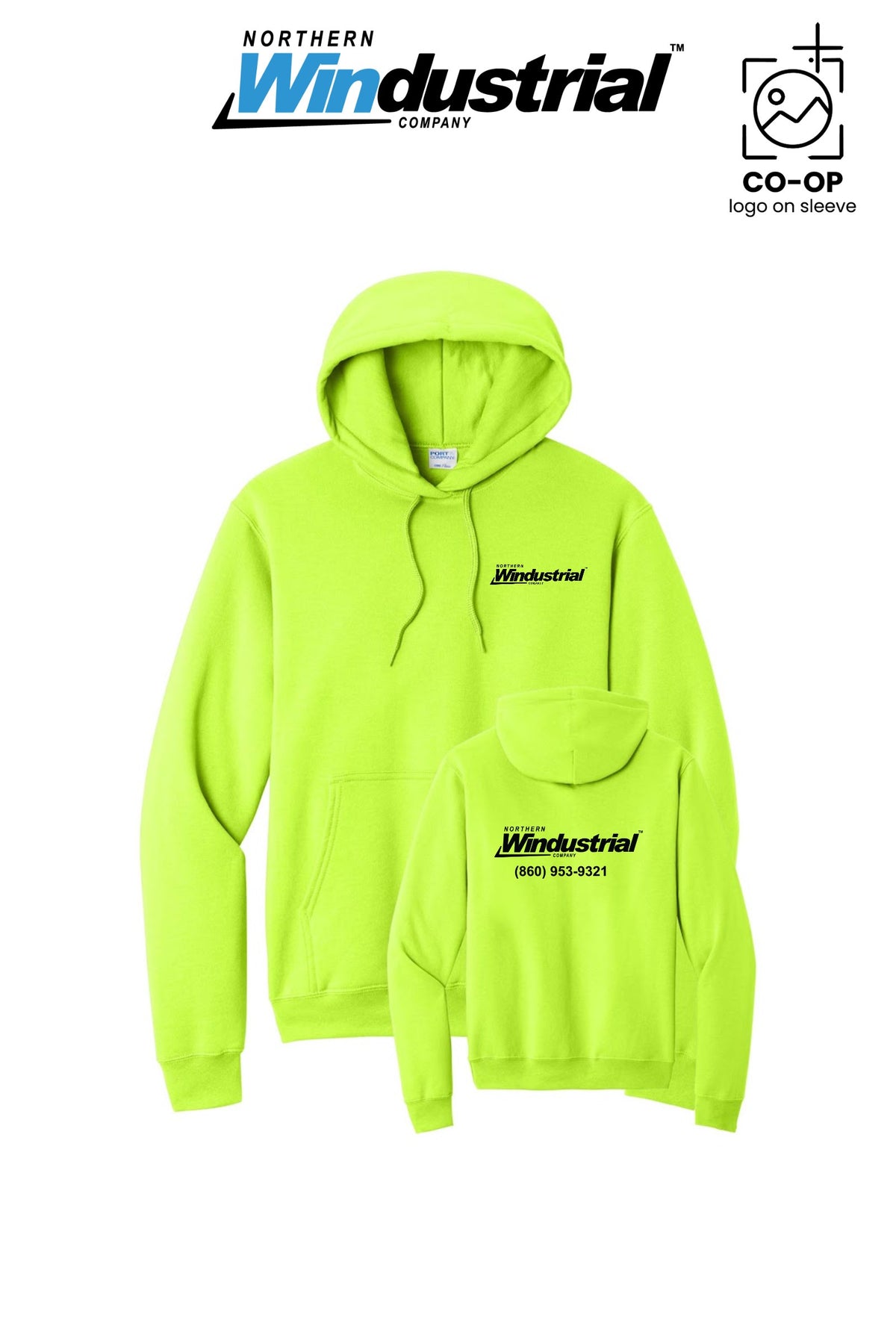 Port & Co™ Core Fleece Pullover Hooded Sweatshirt - Northern Windustrial