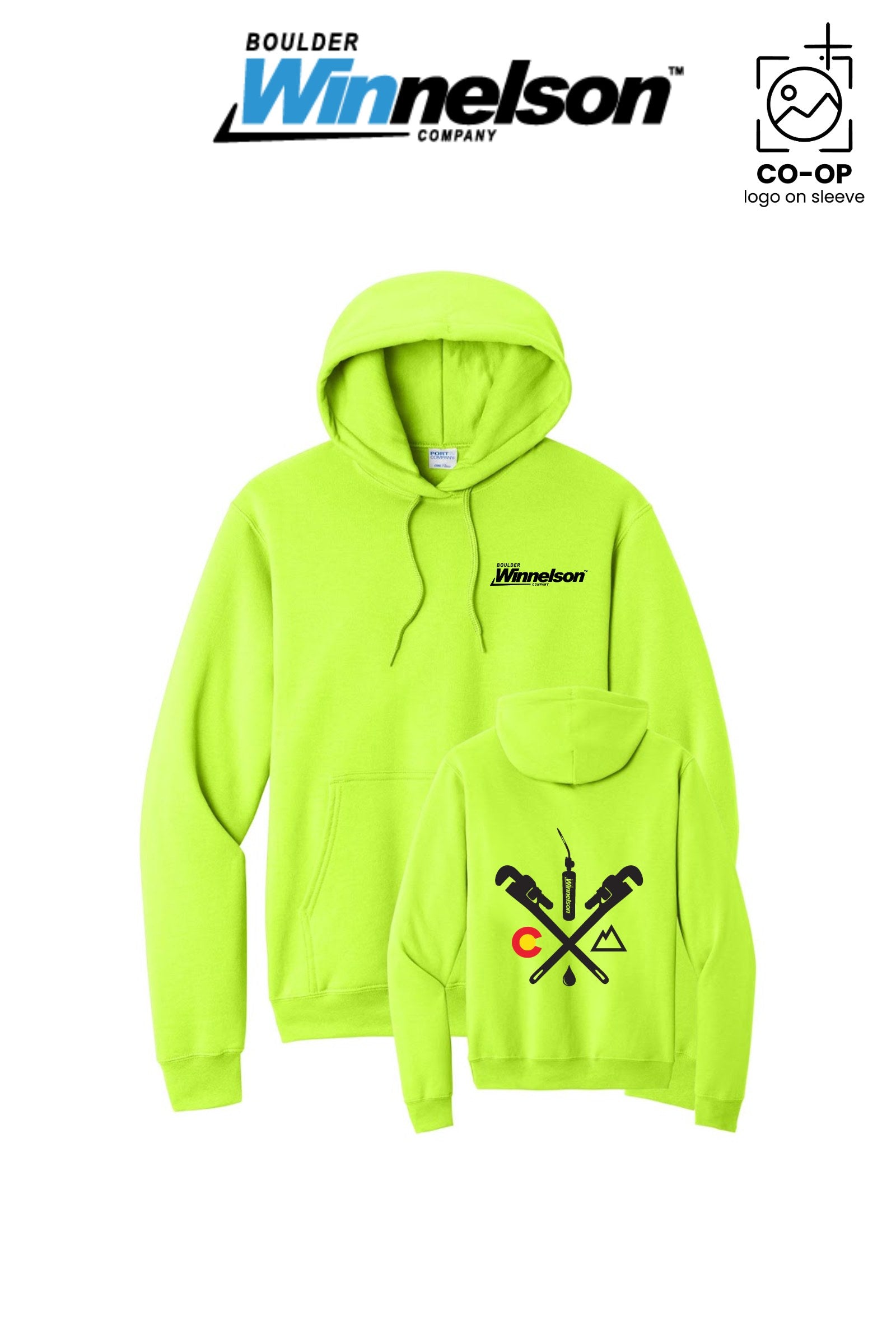 Port & Co™ Core Fleece Pullover Hooded Sweatshirt - Boulder Winnelson