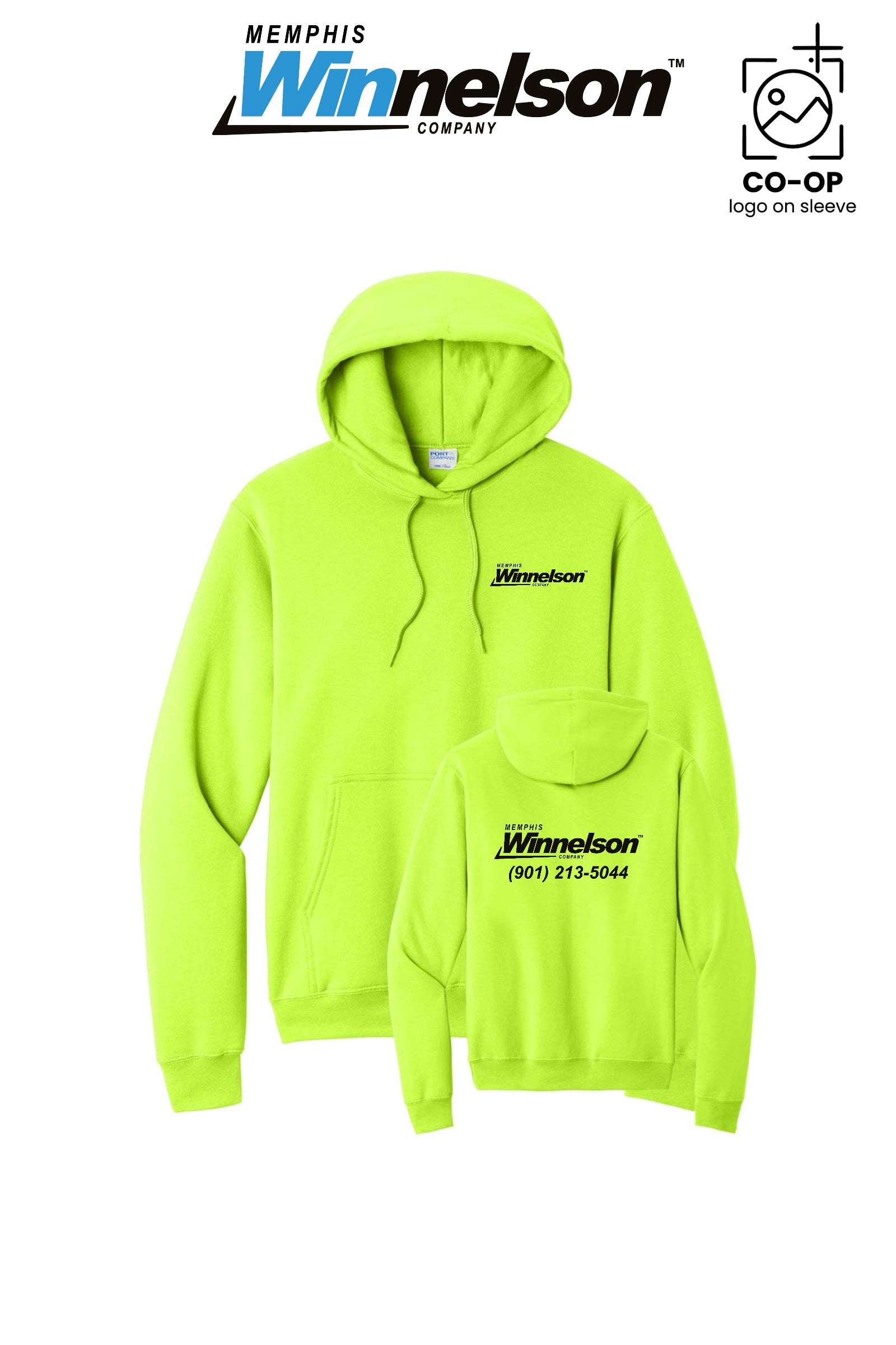 Port & Co™ Core Fleece Pullover Hooded Sweatshirt - Memphis Winnelson