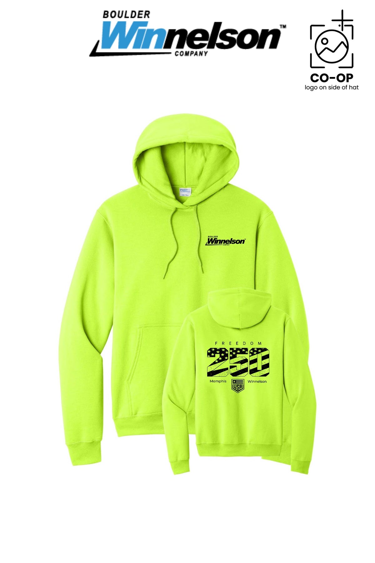 Port & Co™ Core Fleece Pullover Hooded Sweatshirt - Memphis Winnelson