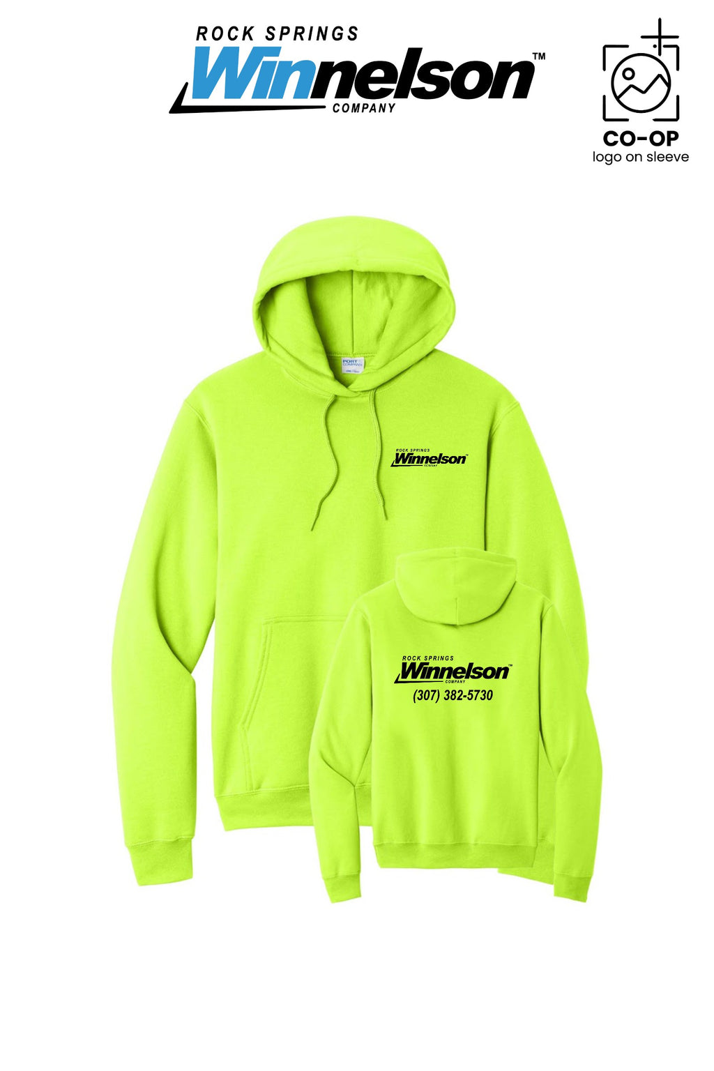 Port & Co™ Core Fleece Pullover Hooded Sweatshirt - Rock Springs Winnelson