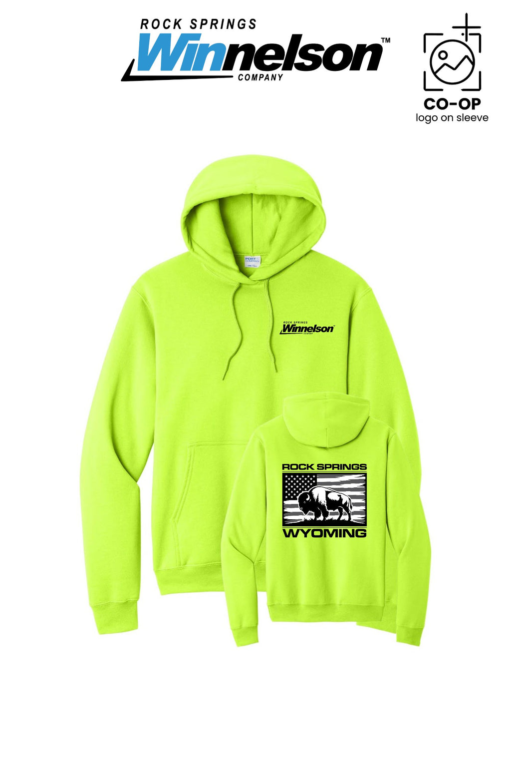 Port & Co™ Core Fleece Pullover Hooded Sweatshirt - Rock Springs Winnelson