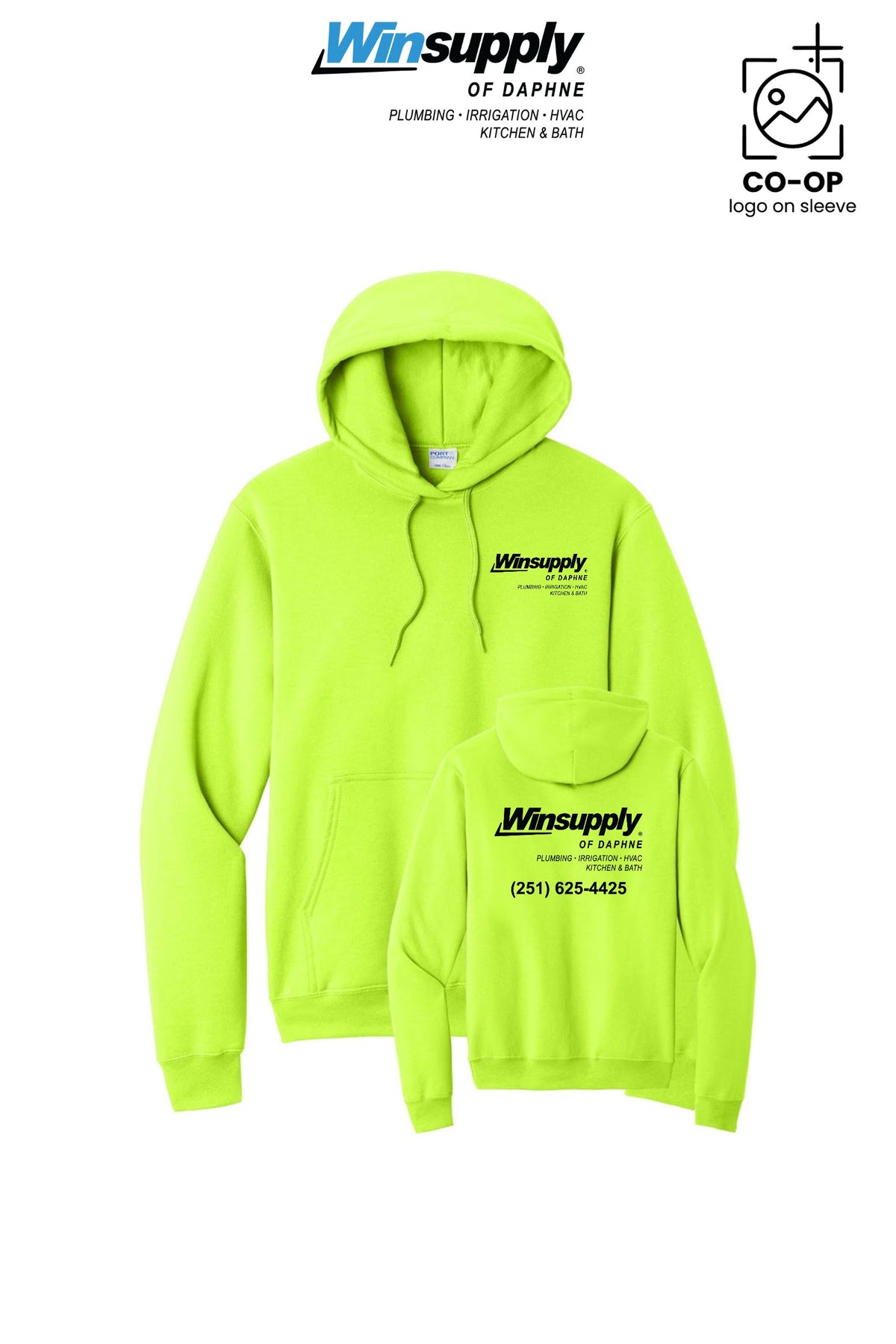 Port & Co™ Core Fleece Pullover Hooded Sweatshirt - Winsupply of Daphne