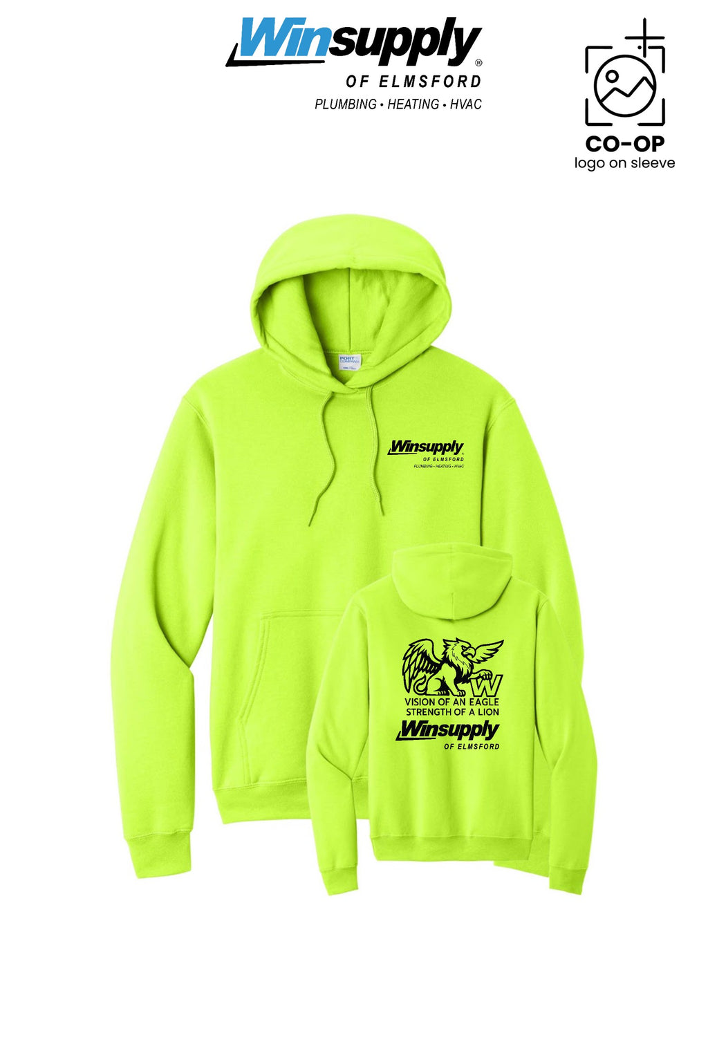 Port & Co™ Core Fleece Pullover Hooded Sweatshirt - Winsupply of Elmsford