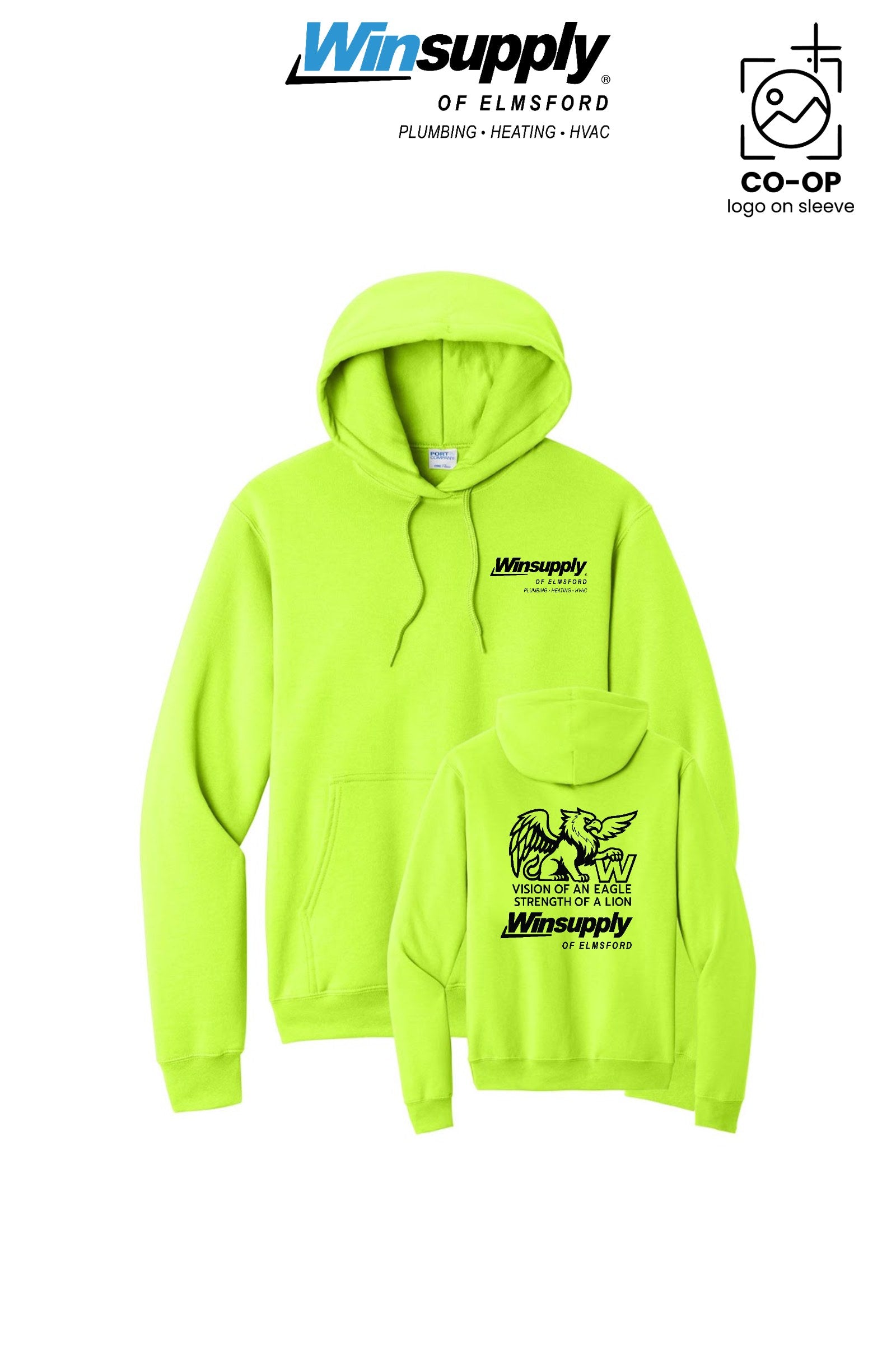 Port & Co™ Core Fleece Pullover Hooded Sweatshirt - Winsupply of Elmsford
