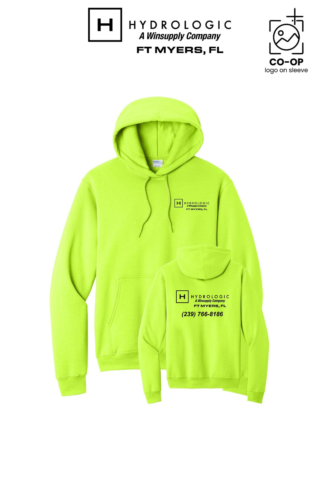 Port & Co™ Core Fleece Pullover Hooded Sweatshirt - Winsupply Ft Myers FL Co.