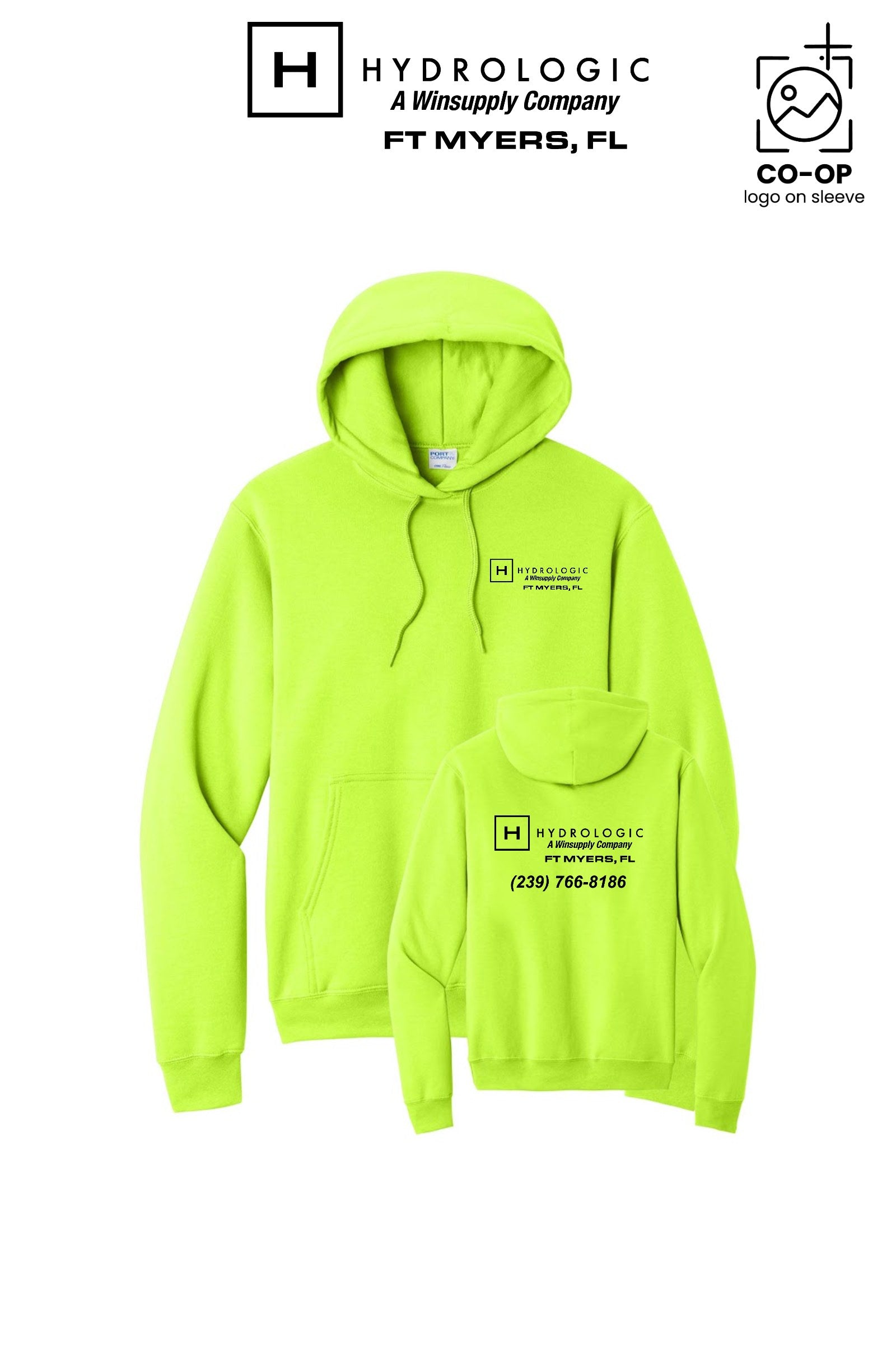 Port & Co™ Core Fleece Pullover Hooded Sweatshirt - Winsupply Ft Myers FL Co.