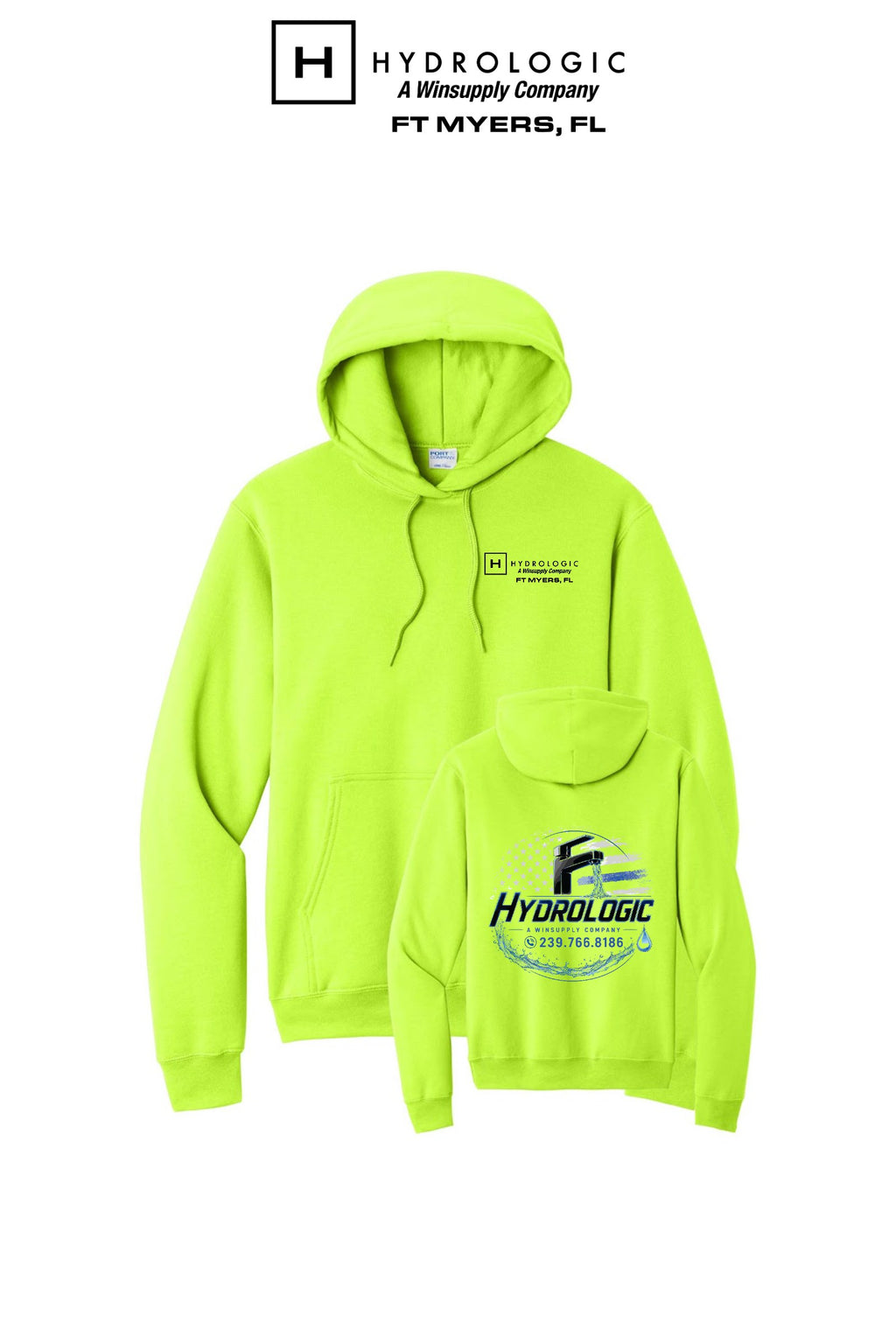 Port & Co™ Core Fleece Pullover Hooded Sweatshirt - Winsupply Ft Myers FL Co.