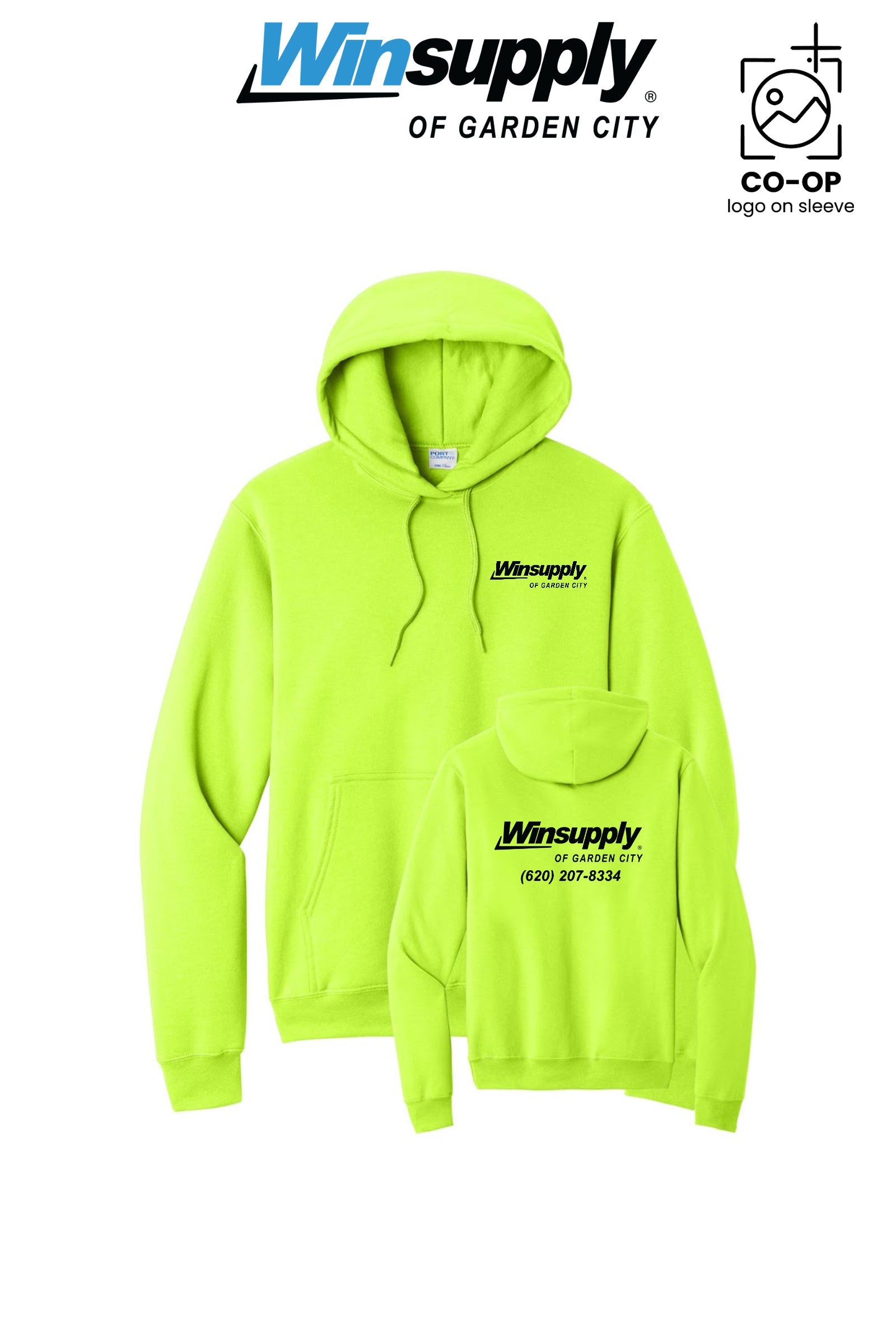 Port & Co™ Core Fleece Pullover Hooded Sweatshirt - Winsupply Garden City KS Co.