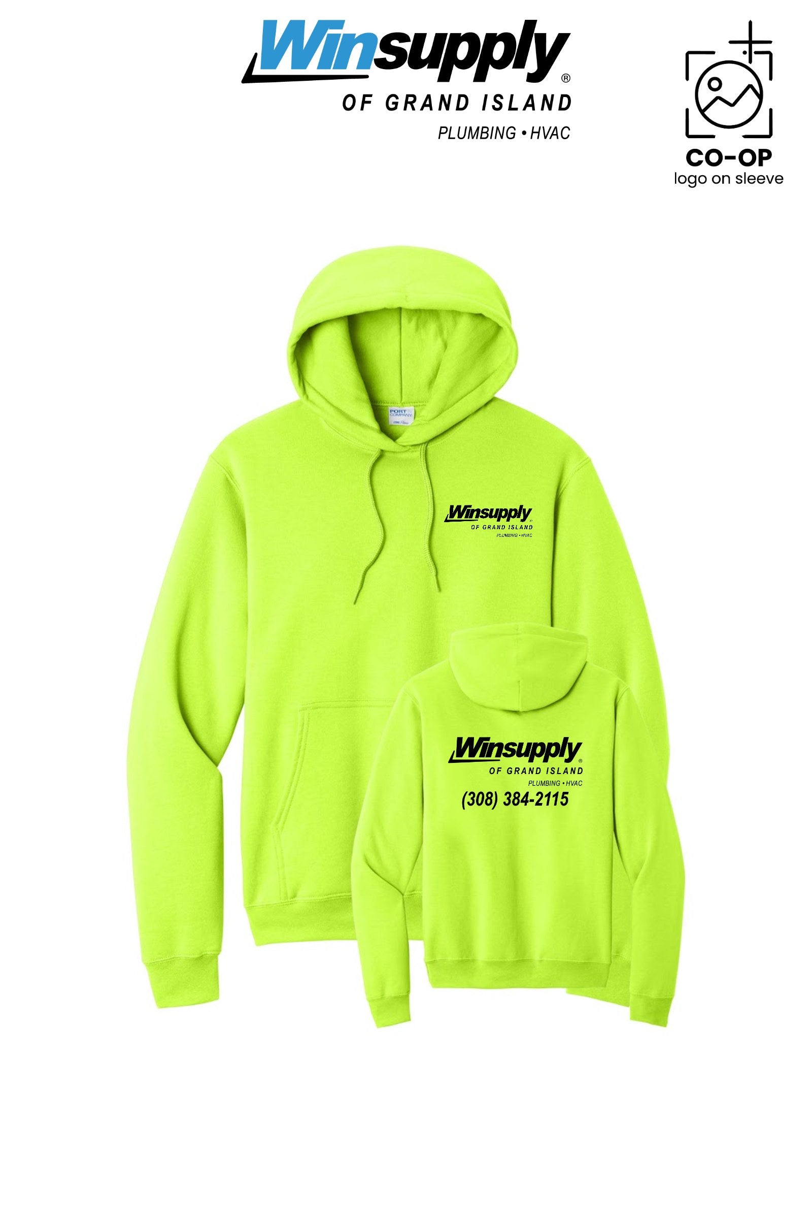 Port & Co™ Core Fleece Pullover Hooded Sweatshirt - Winsupply of Grand Island