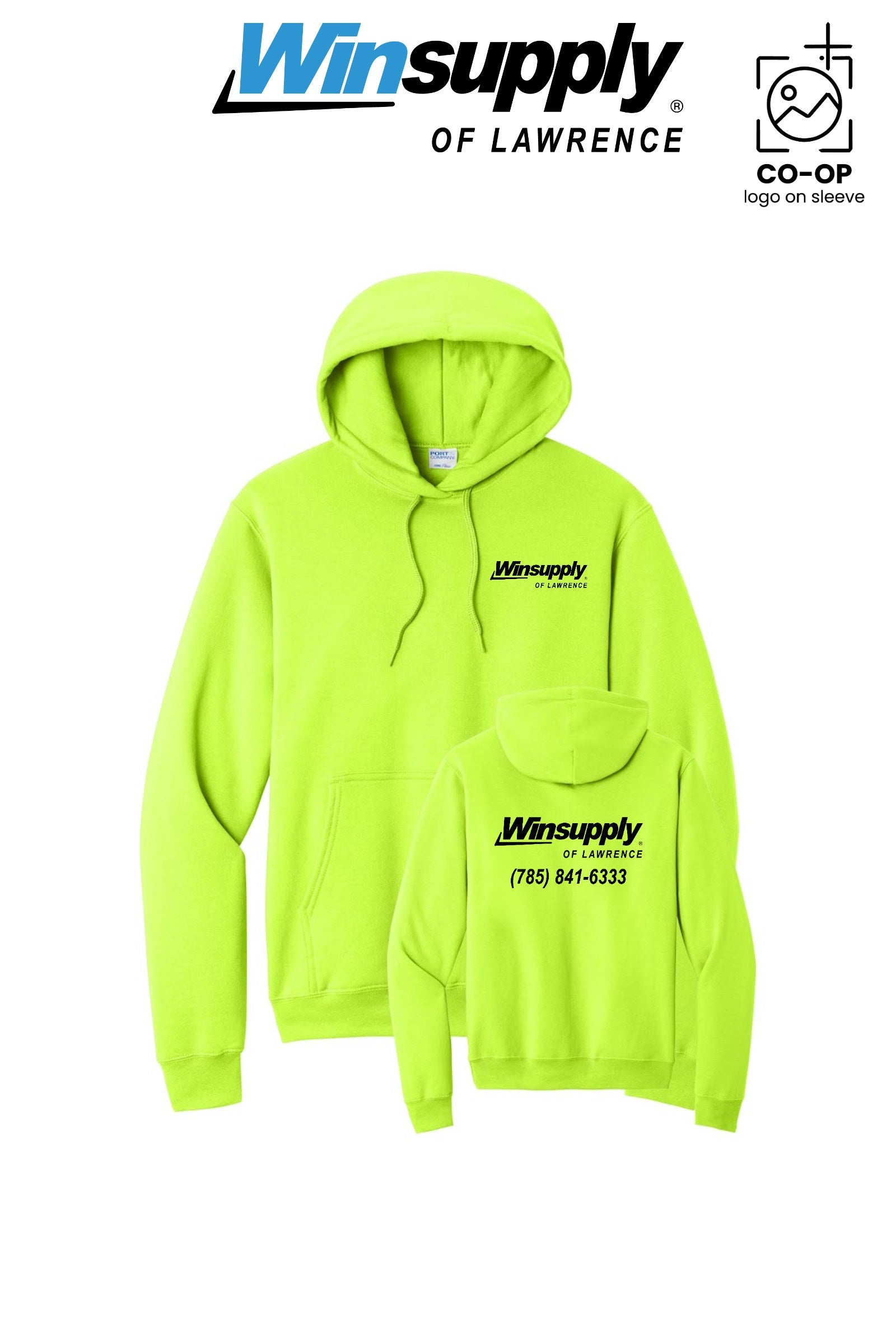 Port & Co™ Core Fleece Pullover Hooded Sweatshirt - Winsupply of Lawrence