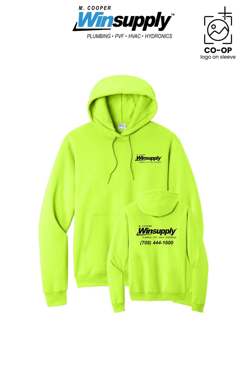 Port & Co™ Core Fleece Pullover Hooded Sweatshirt - M. Cooper Winsupply Co.