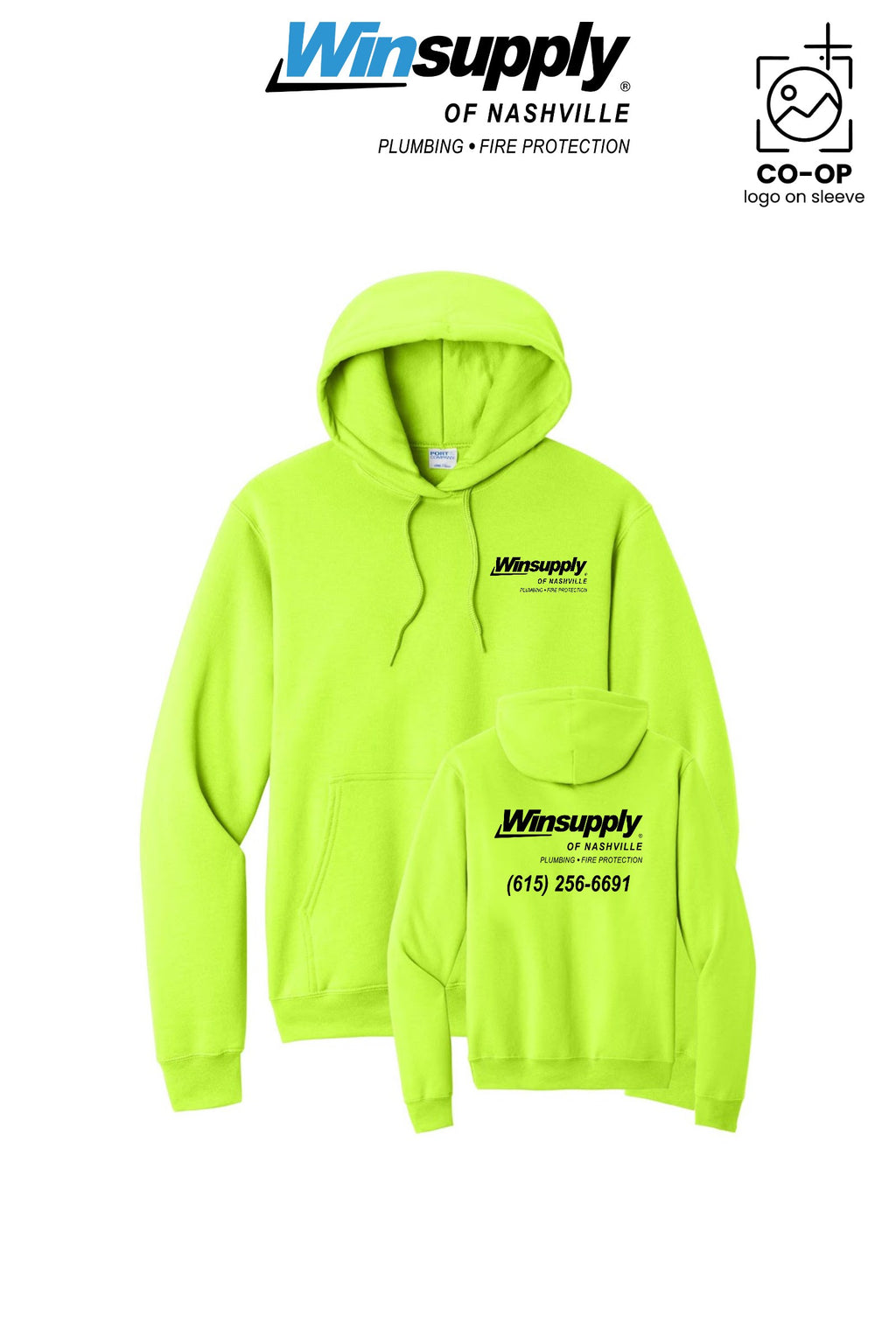 Port & Co™ Core Fleece Pullover Hooded Sweatshirt - Winsupply of Nashville