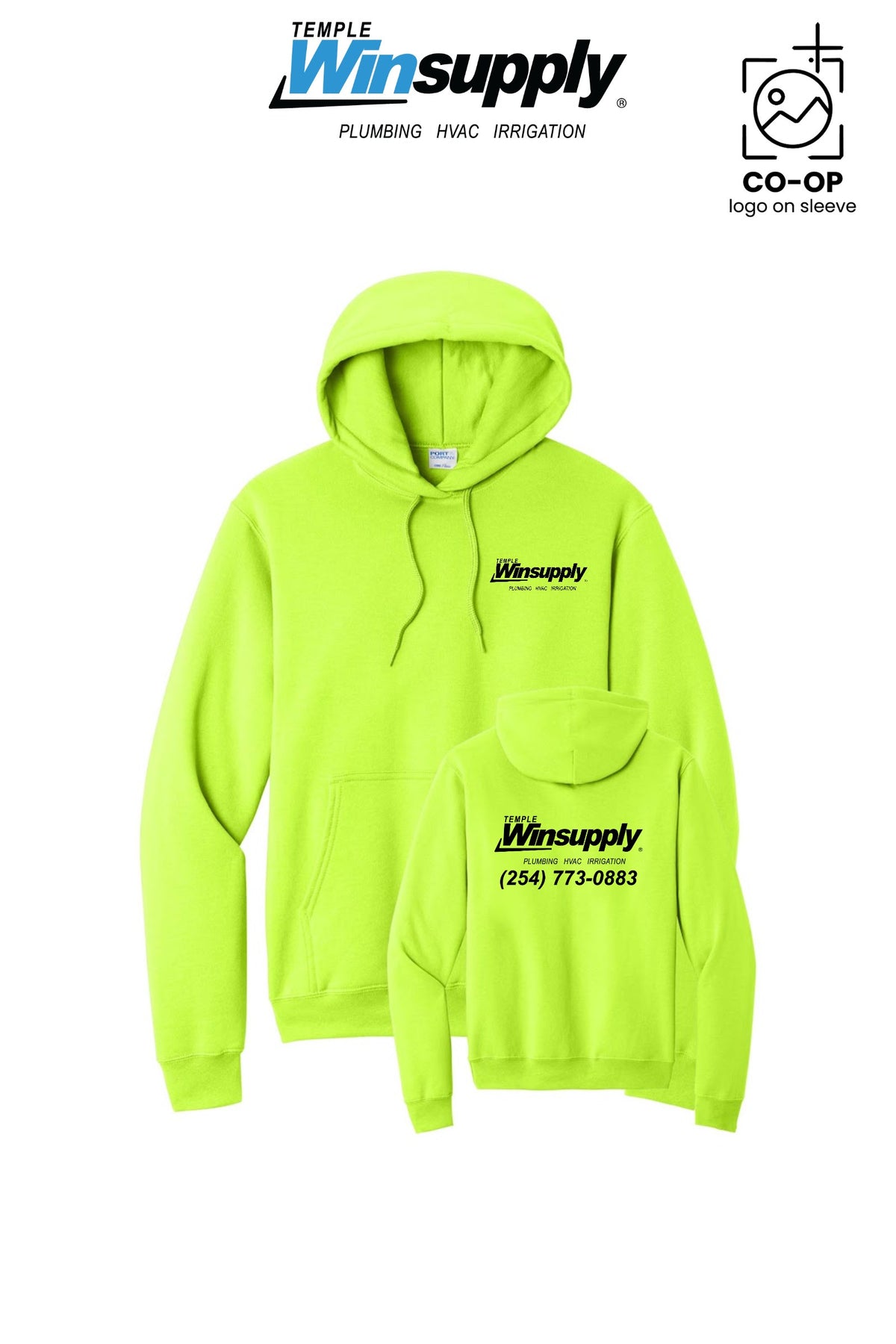 Port & Co™ Core Fleece Pullover Hooded Sweatshirt - Temple Winsupply
