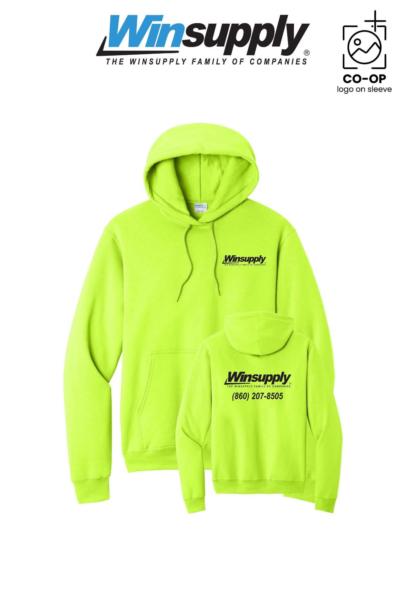 Port & Co™ Core Fleece Pullover Hooded Sweatshirt - Winsupply of West Hartford