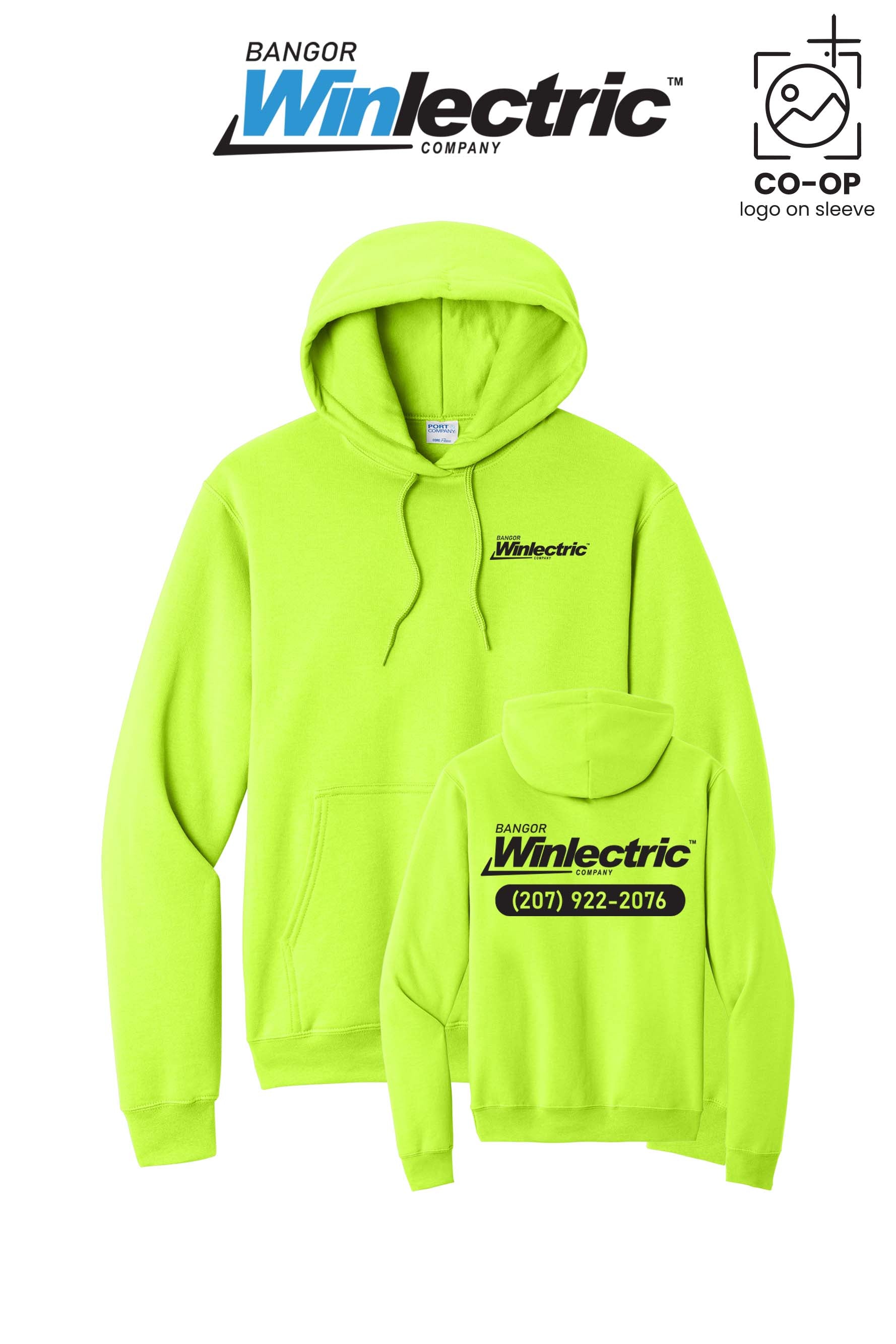 Port & Co™ Core Fleece Pullover Hooded Sweatshirt - Winlectric Bangor