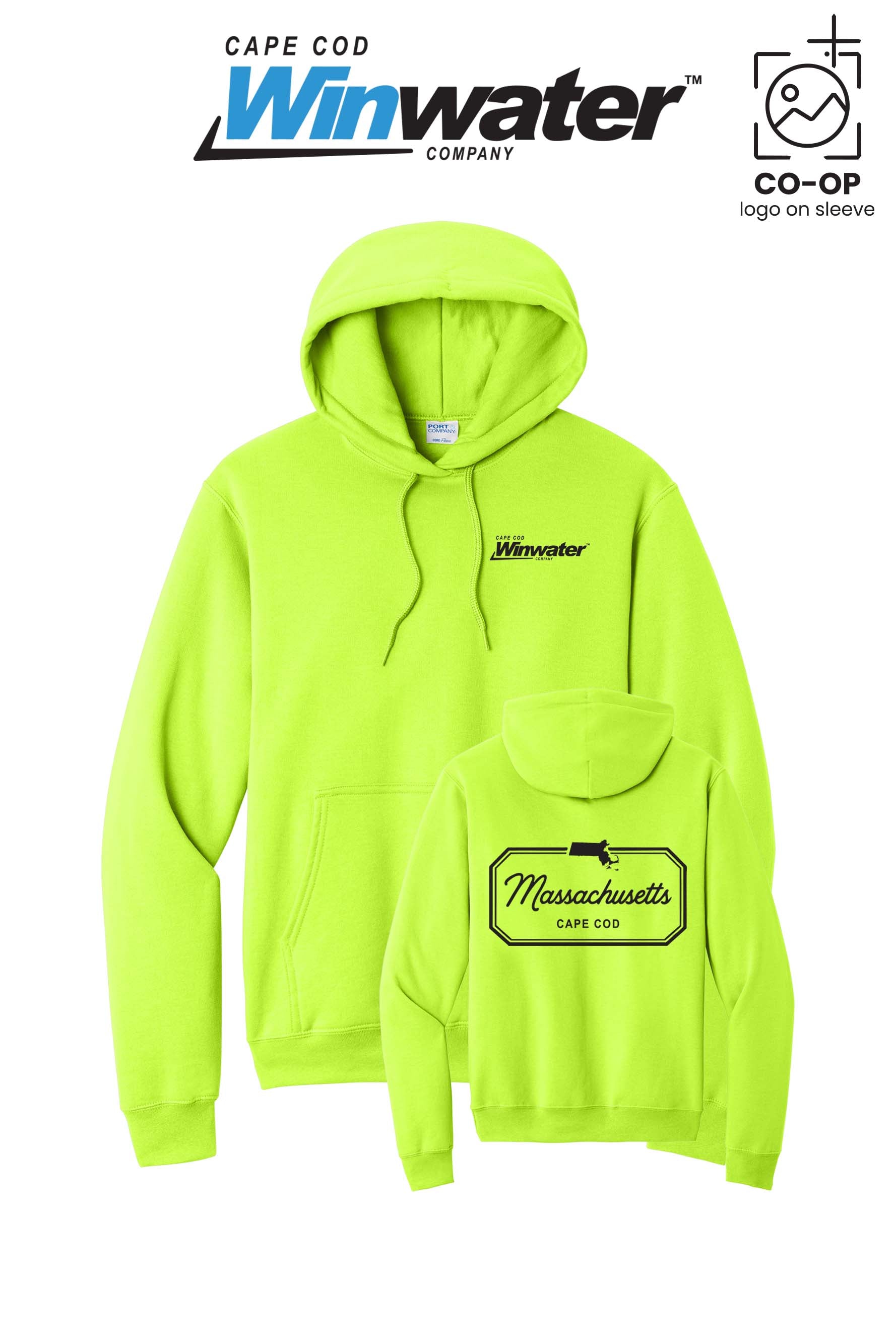 Port & Co™ Core Fleece Pullover Hooded Sweatshirt - Winwater Cape Cod