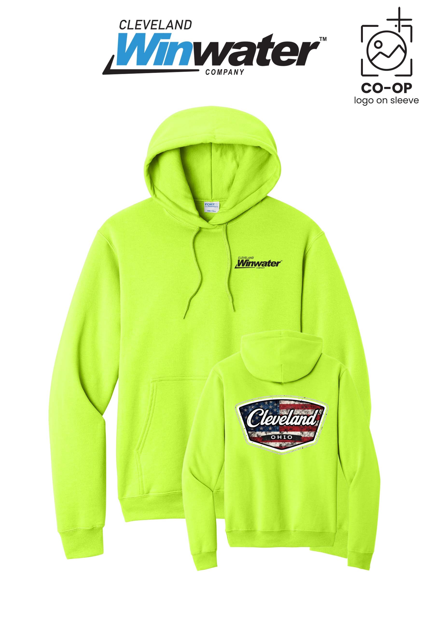 Port & Co™ Core Fleece Pullover Hooded Sweatshirt - Winwater of Cleveland