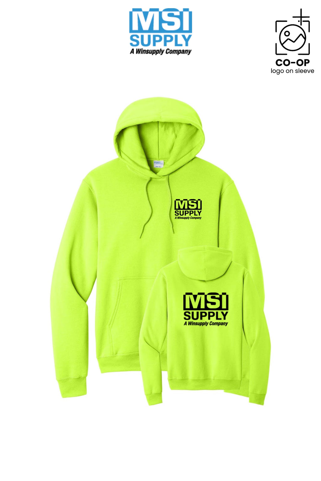 Port & Co™ Core Fleece Pullover Hooded Sweatshirt - MSI Supply Houston