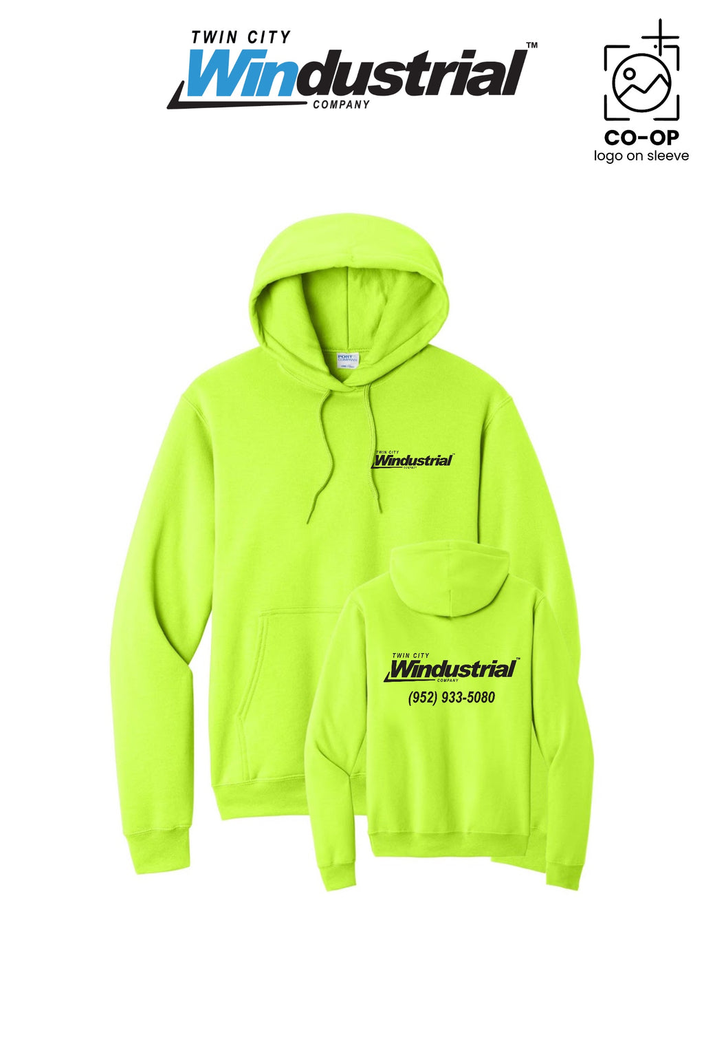 Port & Co™ Core Fleece Pullover Hooded Sweatshirt - Twin City Windustrial