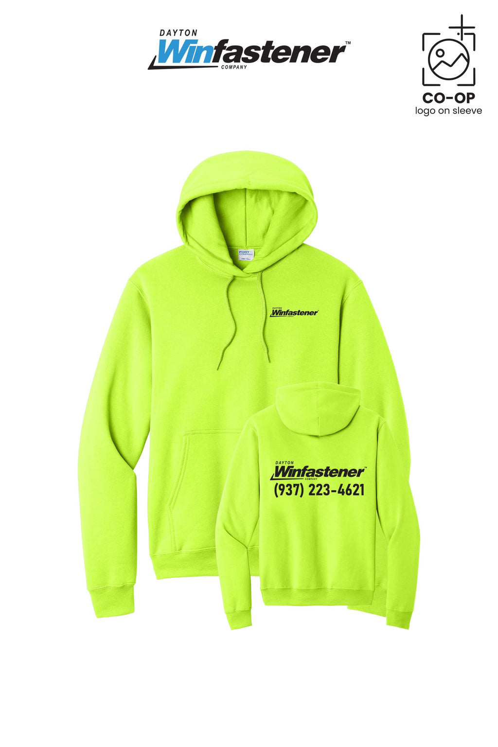 Port & Co™ Core Fleece Pullover Hooded Sweatshirt - Dayton Winfastener