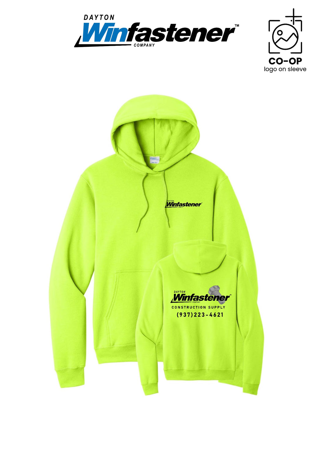 Port & Co™ Core Fleece Pullover Hooded Sweatshirt - Dayton Winfastener