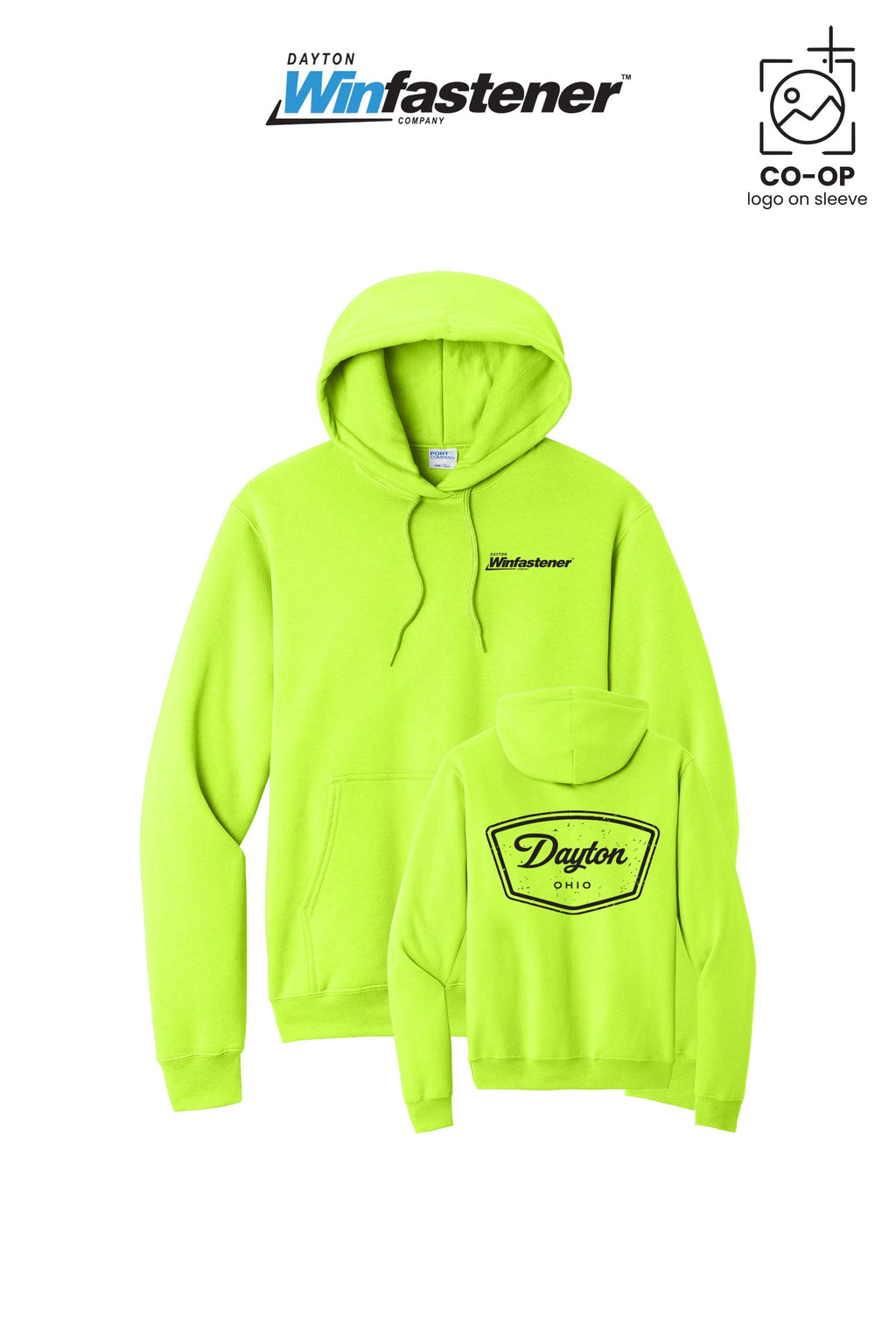 Port & Co™ Core Fleece Pullover Hooded Sweatshirt - Dayton Winfastener