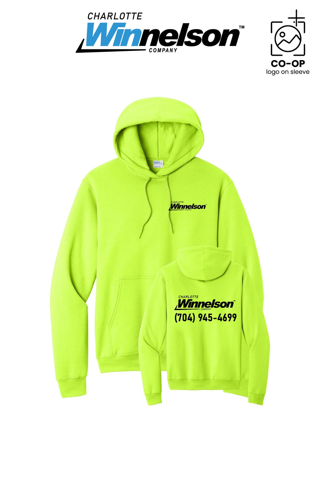 Port & Co™ Core Fleece Pullover Hooded Sweatshirt - Charlotte Winnelson
