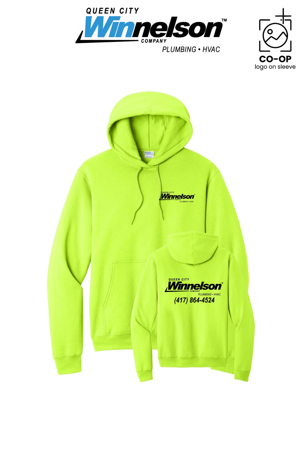 Port & Co™ Core Fleece Pullover Hooded Sweatshirt - Queen City Winnelson