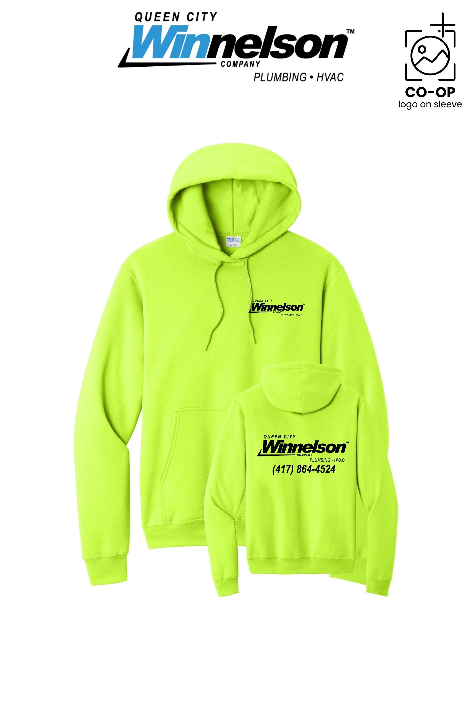 Port & Co™ Core Fleece Pullover Hooded Sweatshirt - Queen City Winnelson