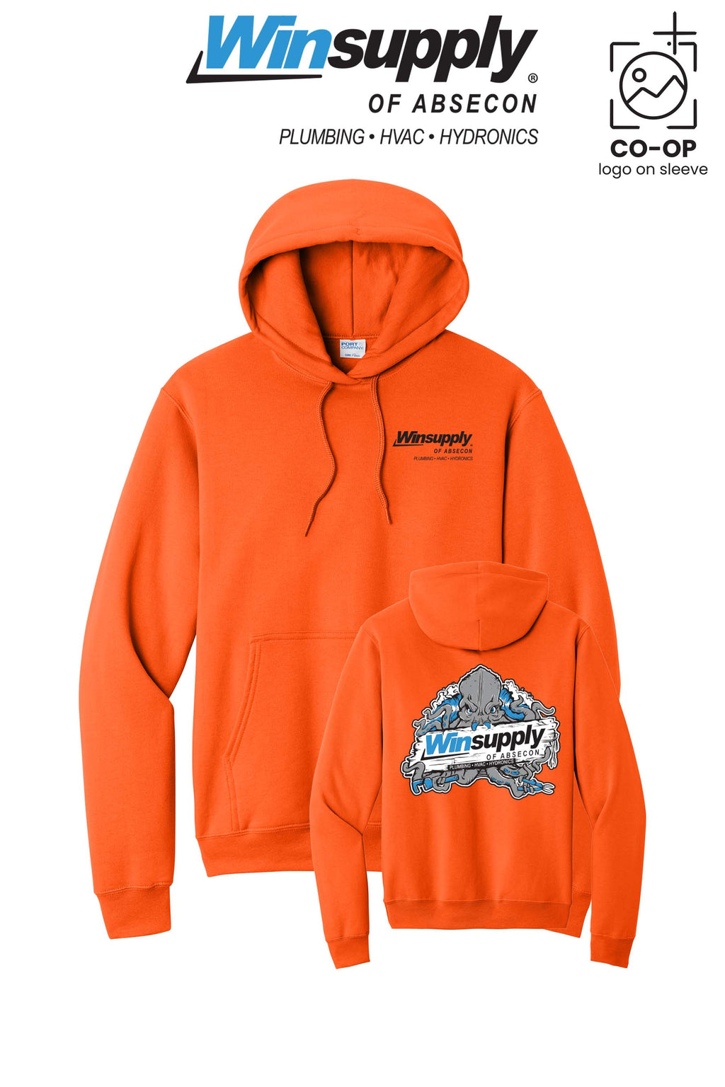 Port & Co™ Core Fleece Pullover Hooded Sweatshirt - Winsupply of Absecon