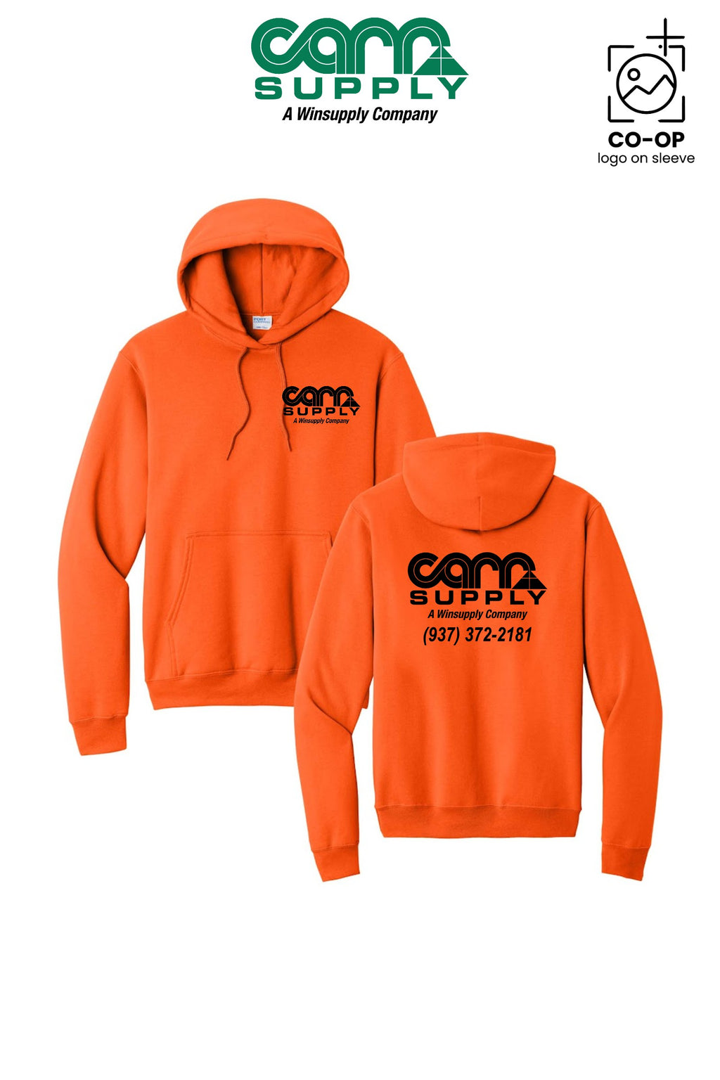 Port & Co™ Core Fleece Pullover Hooded Sweatshirt - Carr Supply - Xenia