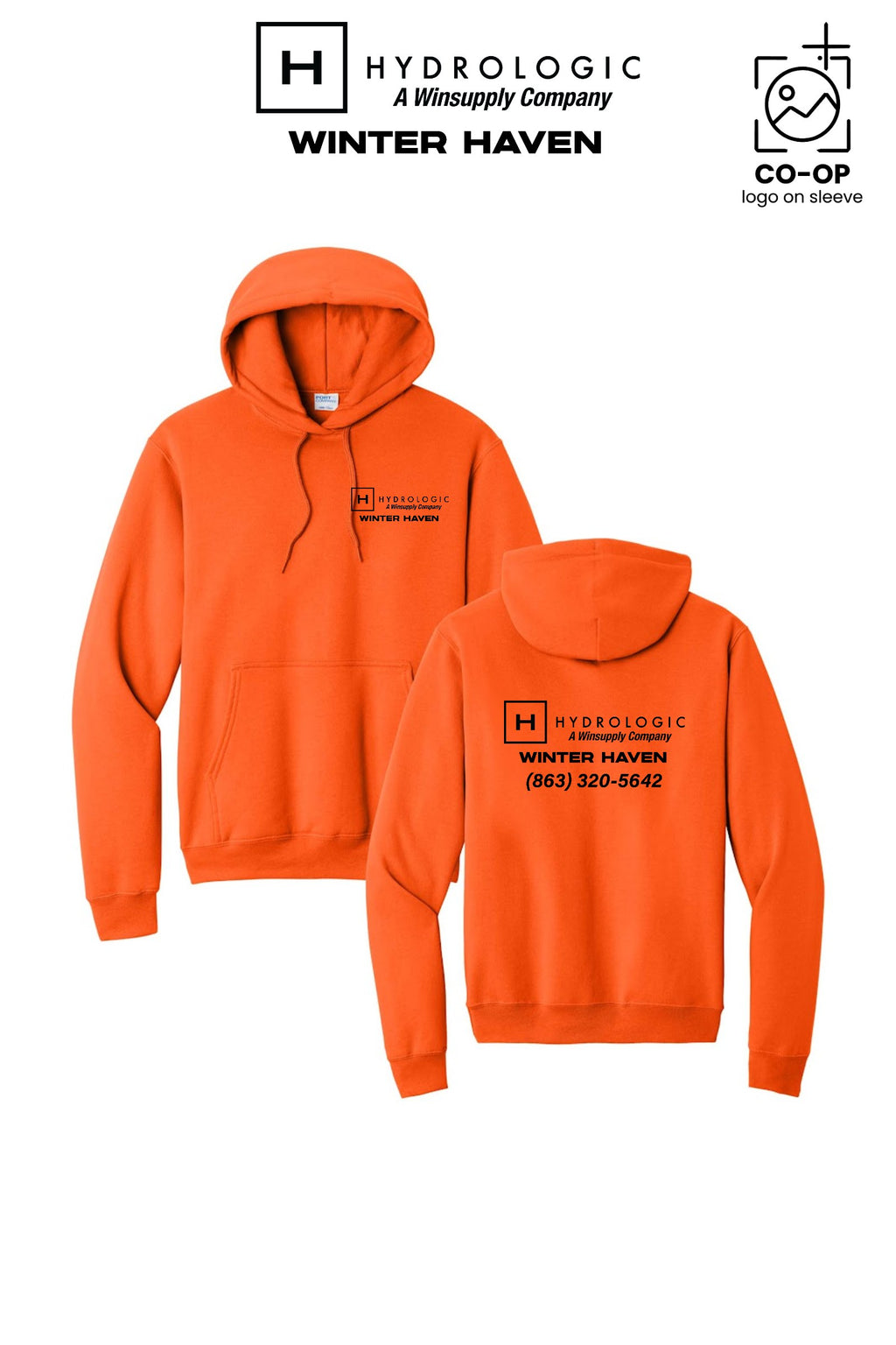 Port & Co™ Core Fleece Pullover Hooded Sweatshirt - Winsupply of Winter Haven