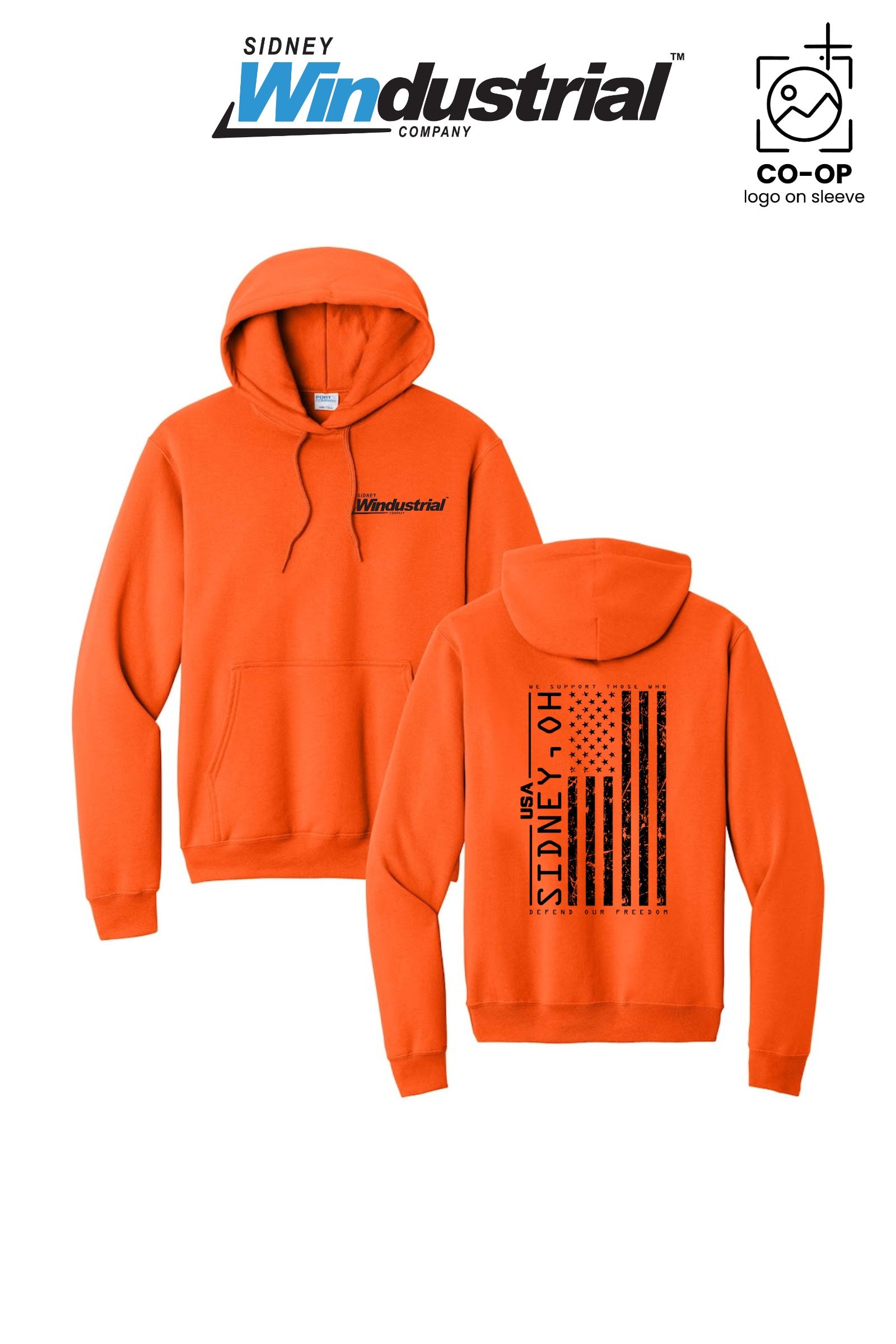 Port & Co™ Core Fleece Pullover Hooded Sweatshirt - Sidney Windustrial