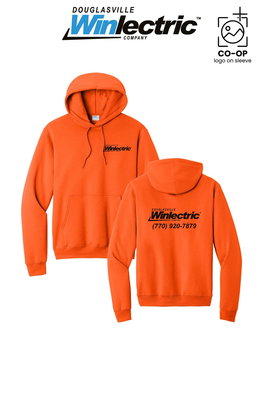 Port & Co™ Core Fleece Pullover Hooded Sweatshirt - Douglasville Winlectric