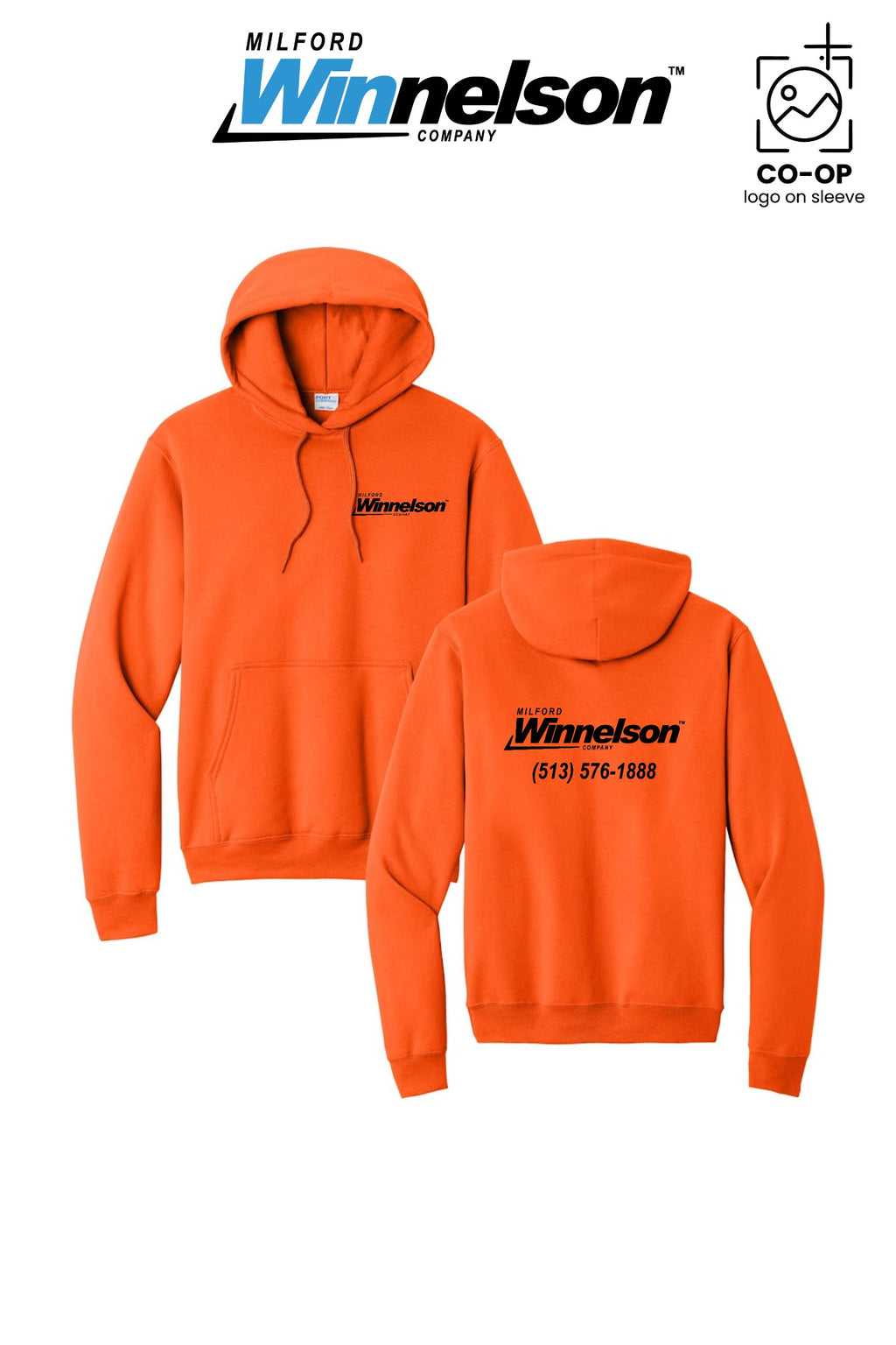 Port & Co™ Core Fleece Pullover Hooded Sweatshirt - Milford Winnelson