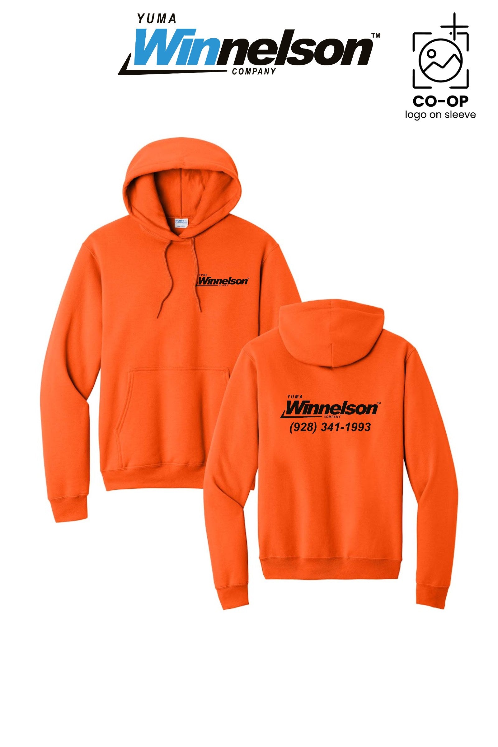 Port & Co™ Core Fleece Pullover Hooded Sweatshirt - Yuma Winnelson