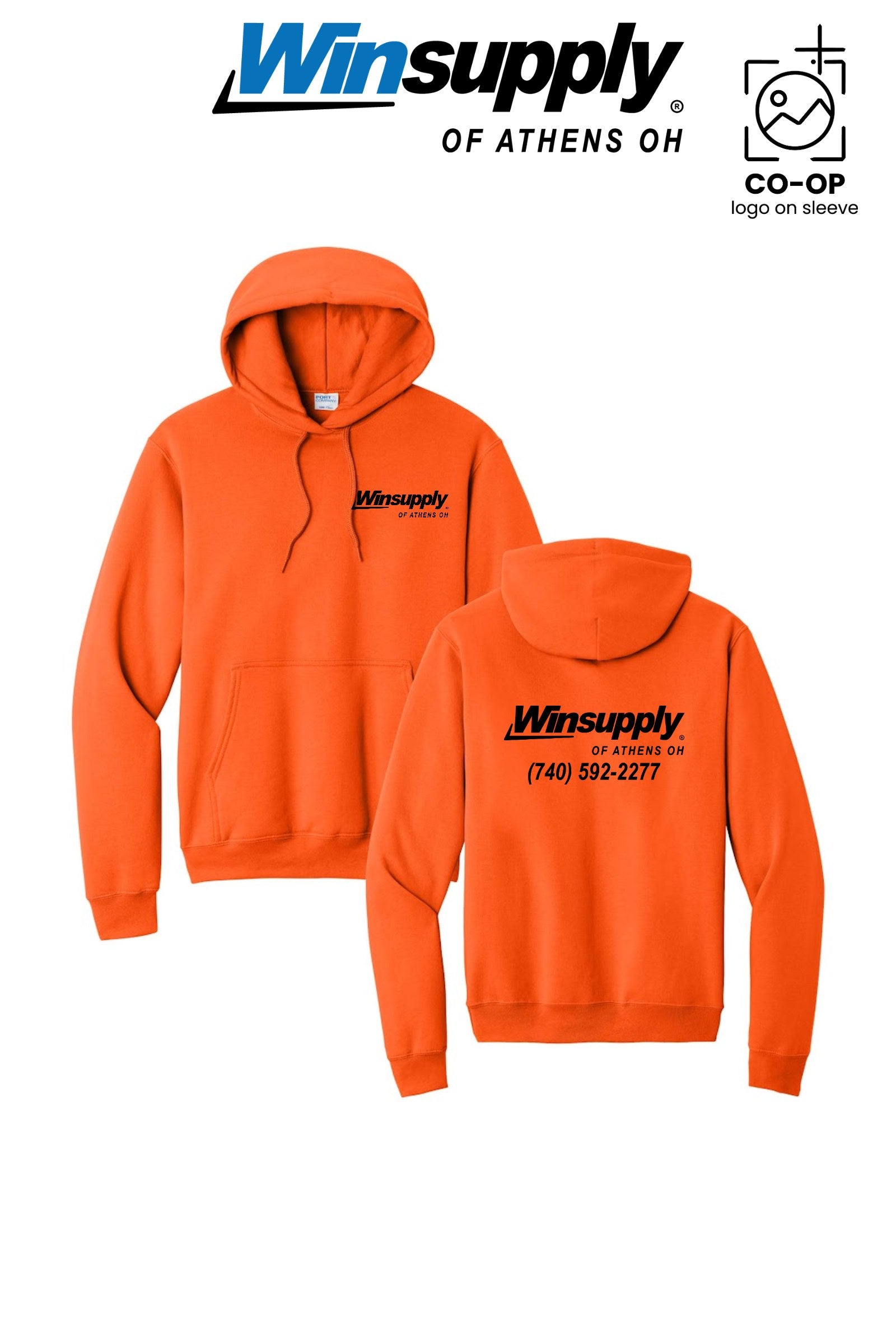 Port & Co™ Core Fleece Pullover Hooded Sweatshirt - Winsupply of Athens OH