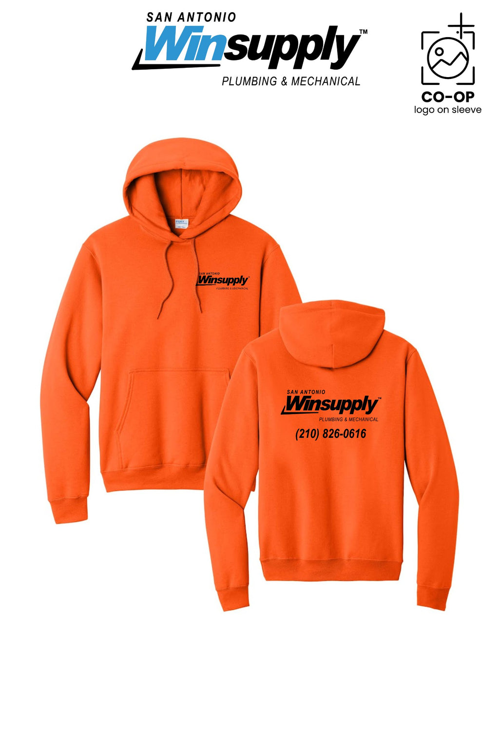 Port & Co™ Core Fleece Pullover Hooded Sweatshirt - San Antonio Winsupply