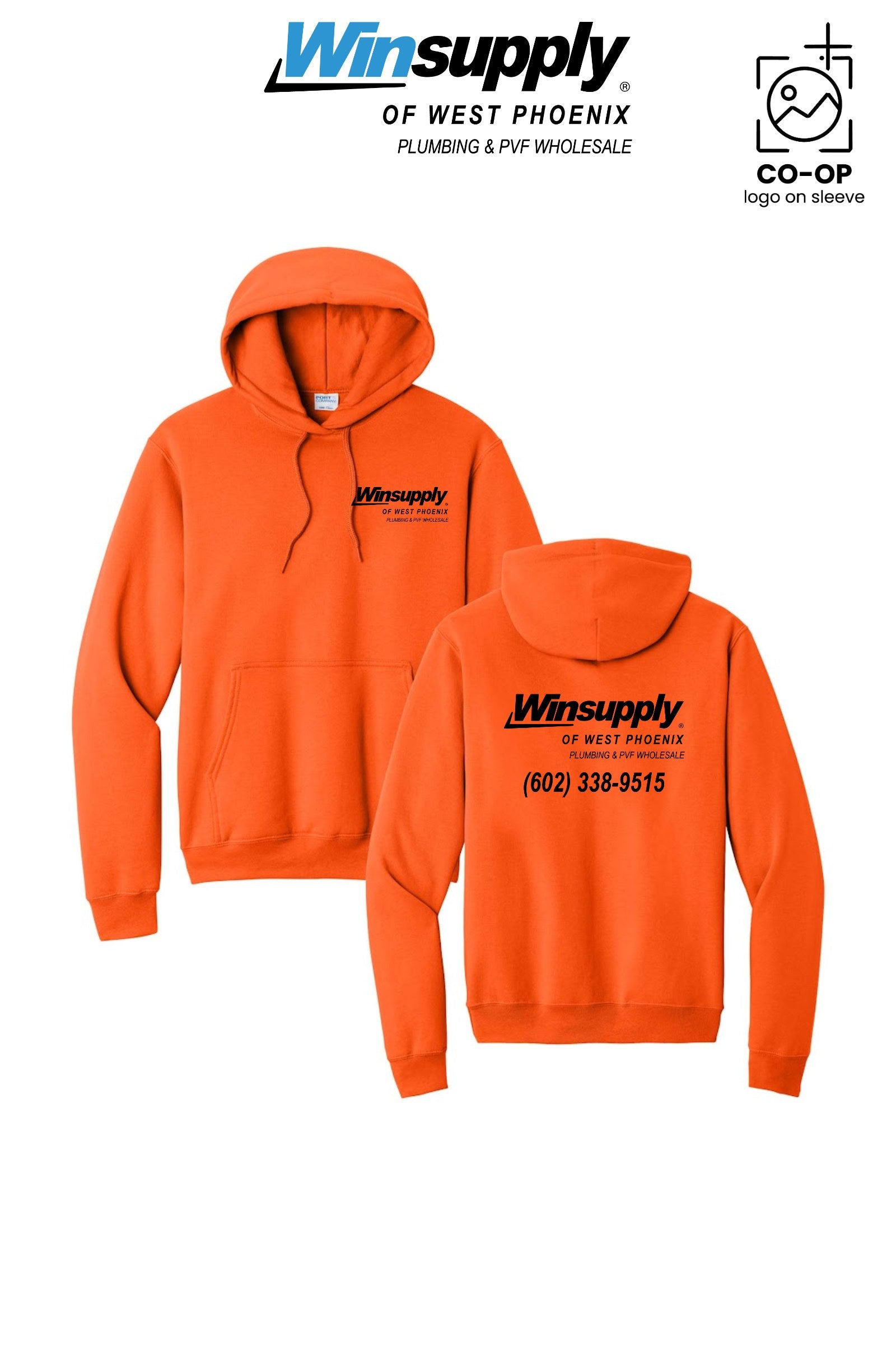 Port & Co™ Core Fleece Pullover Hooded Sweatshirt - Winsupply of West Phoenix