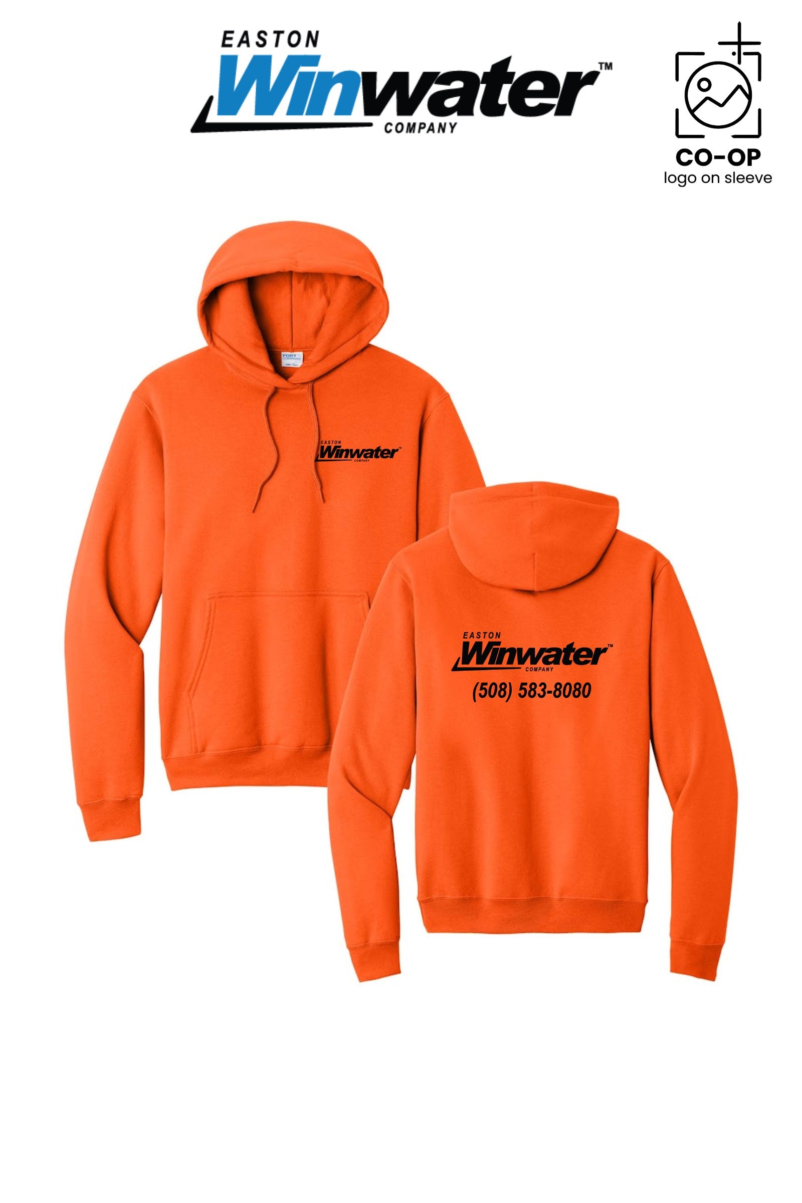 Port & Co™ Core Fleece Pullover Hooded Sweatshirt - Easton Winwater