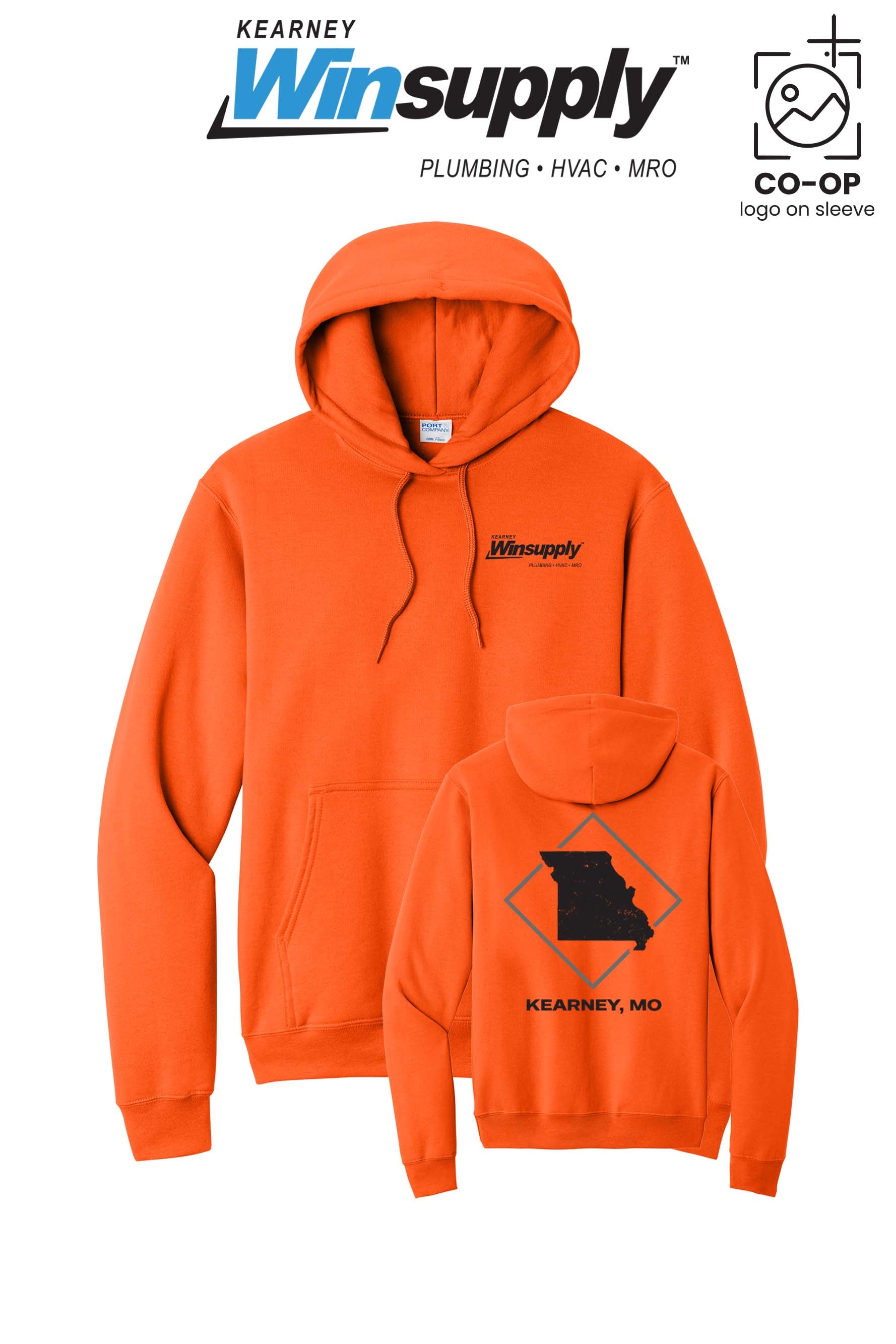 Port & Co™ Core Fleece Pullover Hooded Sweatshirt - Kearney Winsupply