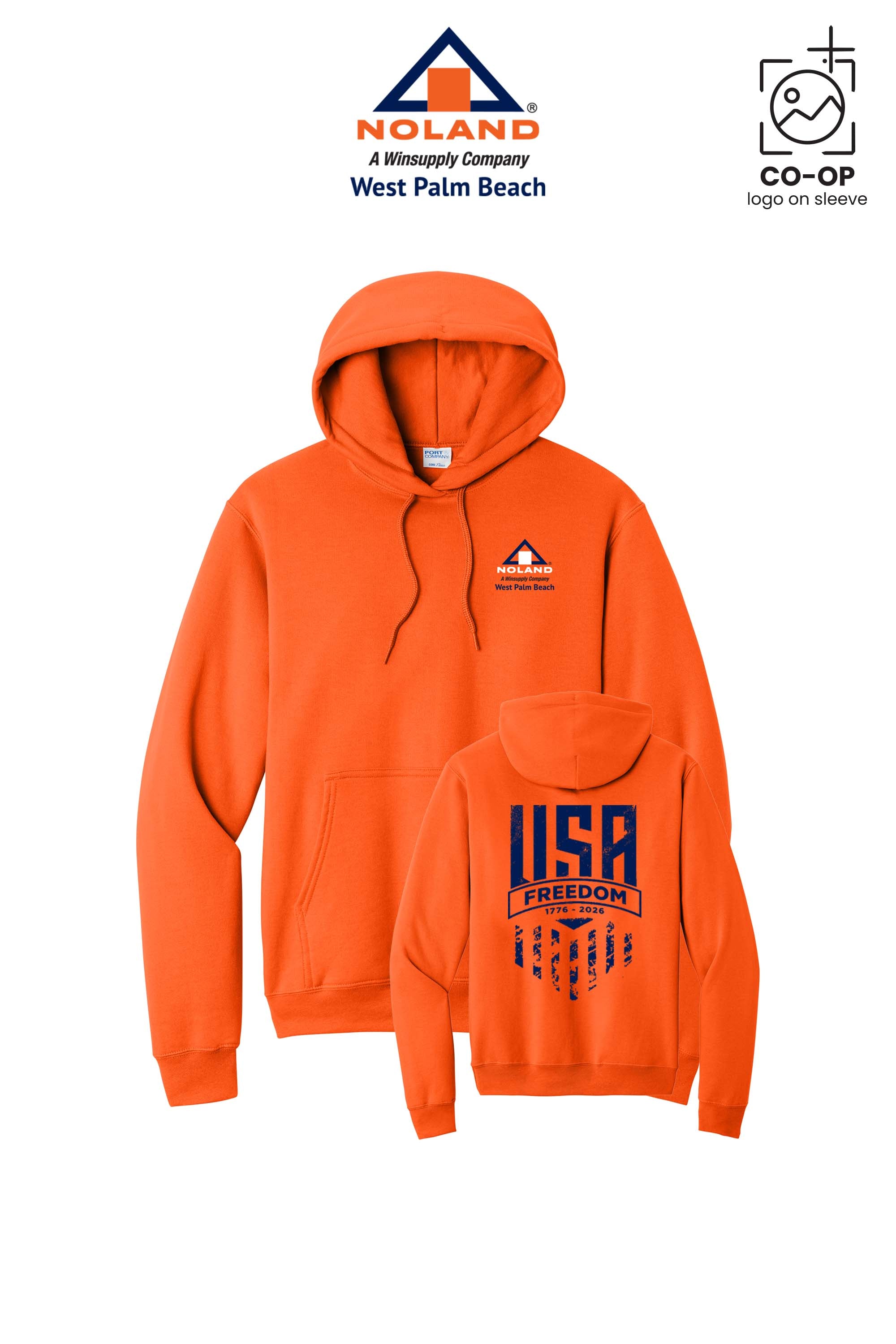 Port & Co™ Core Fleece Pullover Hooded Sweatshirt - Noland West Palm Beach