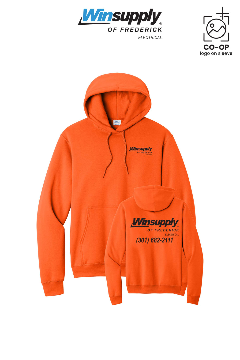 Port & Co™ Core Fleece Pullover Hooded Sweatshirt - Winsupply of Frederick