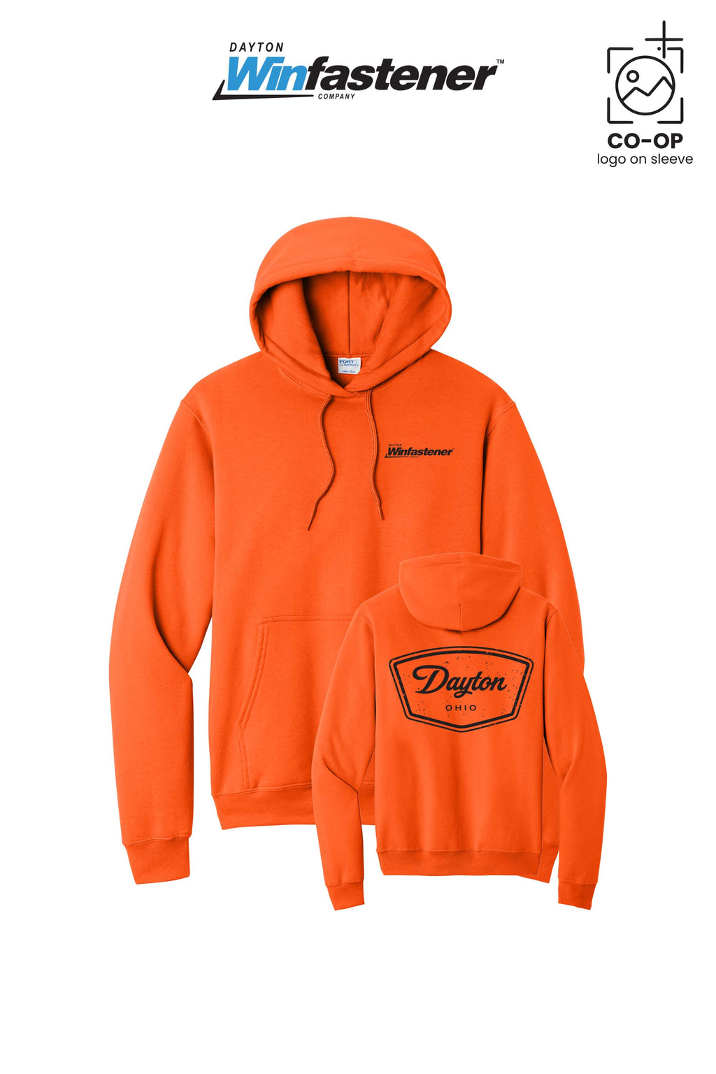 Port & Co™ Core Fleece Pullover Hooded Sweatshirt - Dayton Winfastener