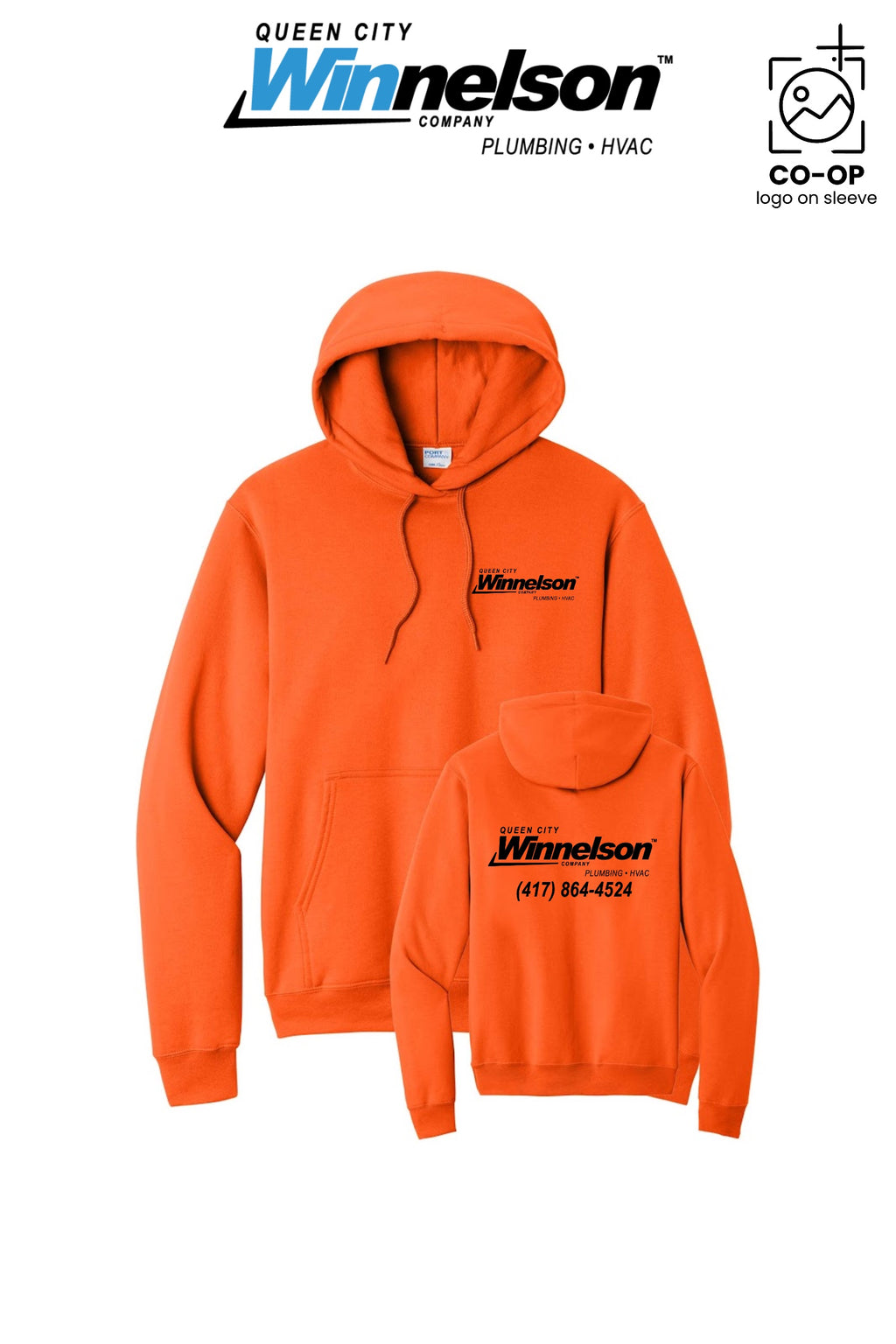 Port & Co™ Core Fleece Pullover Hooded Sweatshirt - Queen City Winnelson