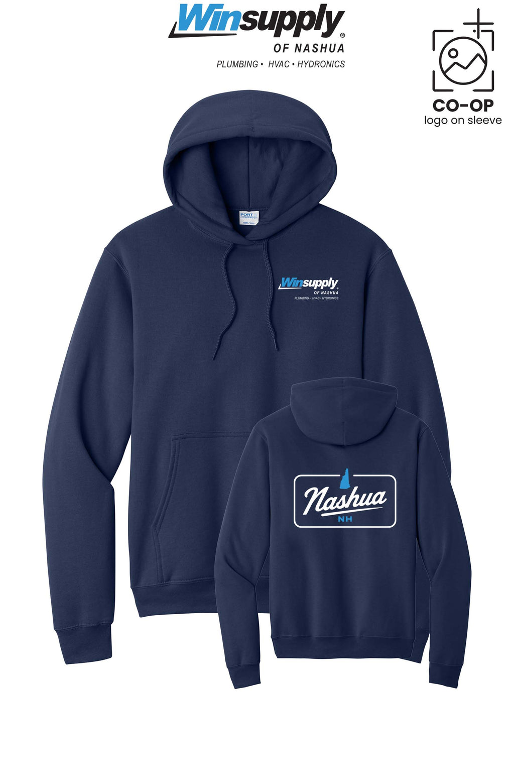 Port & Co™ Core Fleece Pullover Hooded Sweatshirt - Winsupply of Nashua