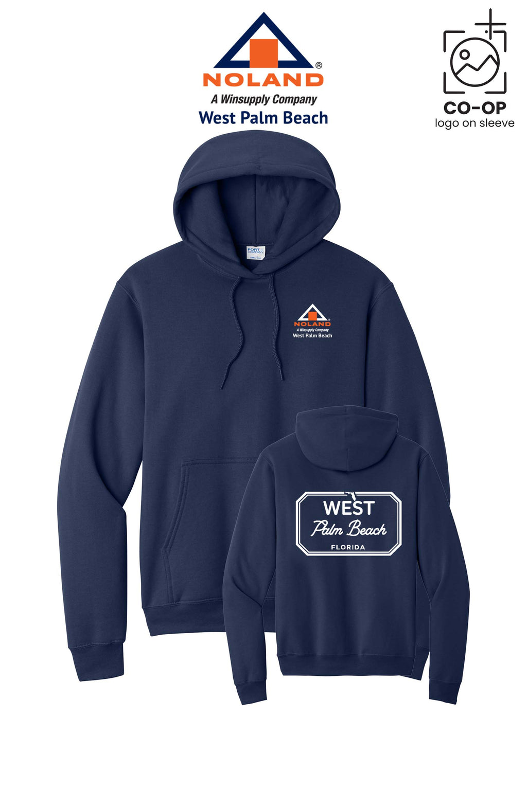 Port & Co™ Core Fleece Pullover Hooded Sweatshirt - Navy